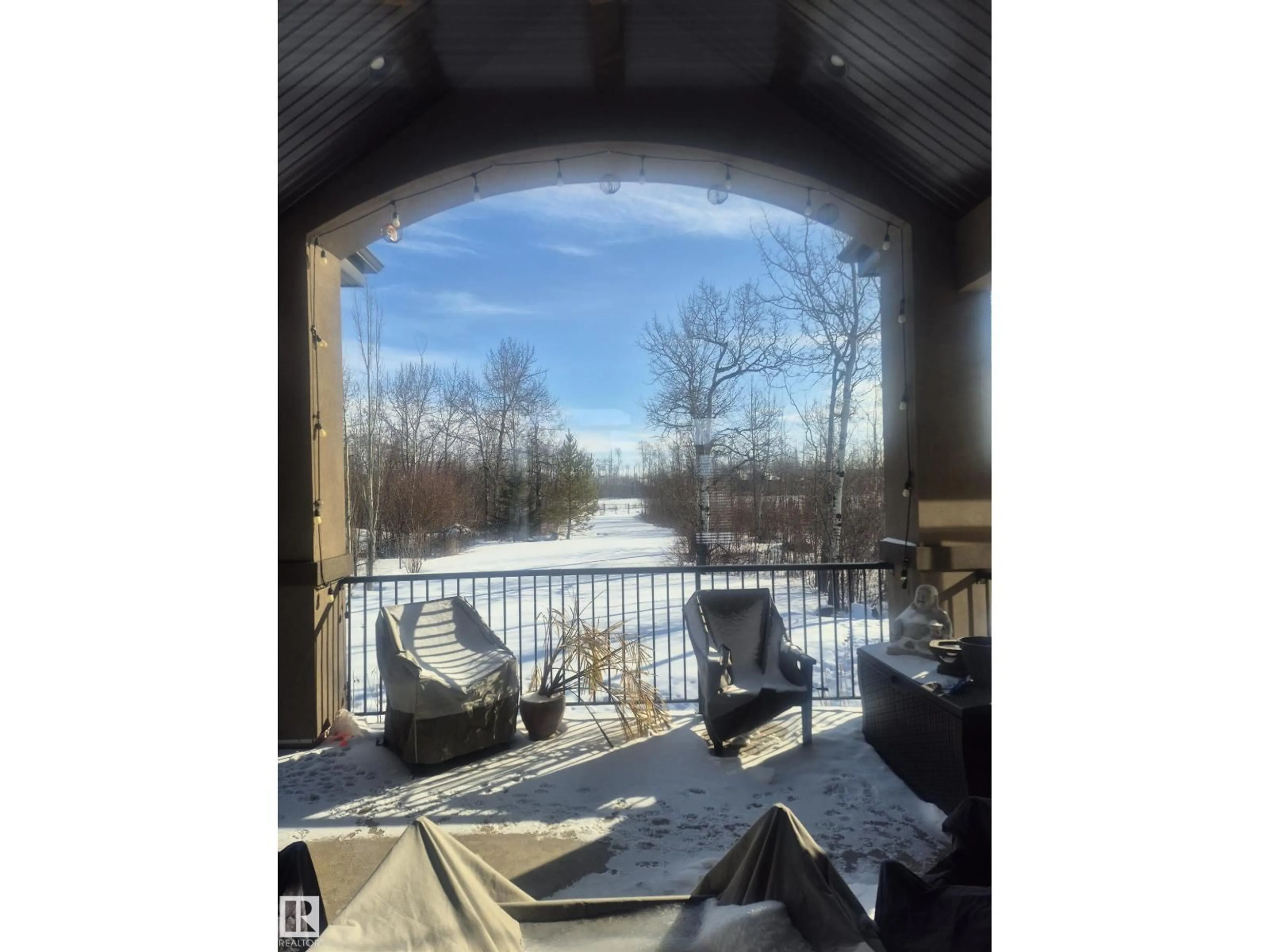 Patio, water/lake/river/ocean view for 9A - 53521 RGE ROAD 272, Rural Parkland County Alberta T7X3M5