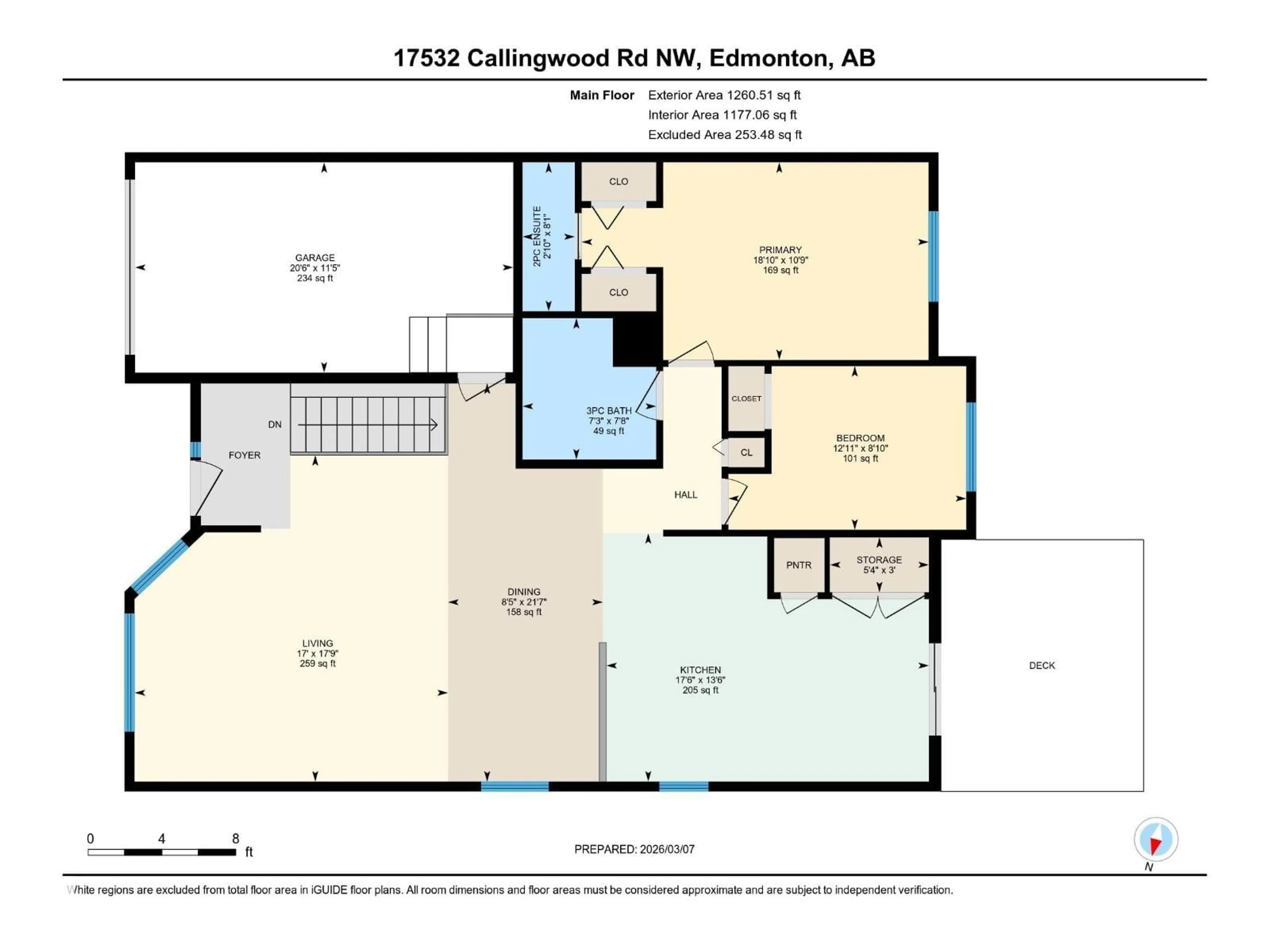 Floor plan for 17532 CALLINGWOOD RD, Edmonton Alberta T5T5P1