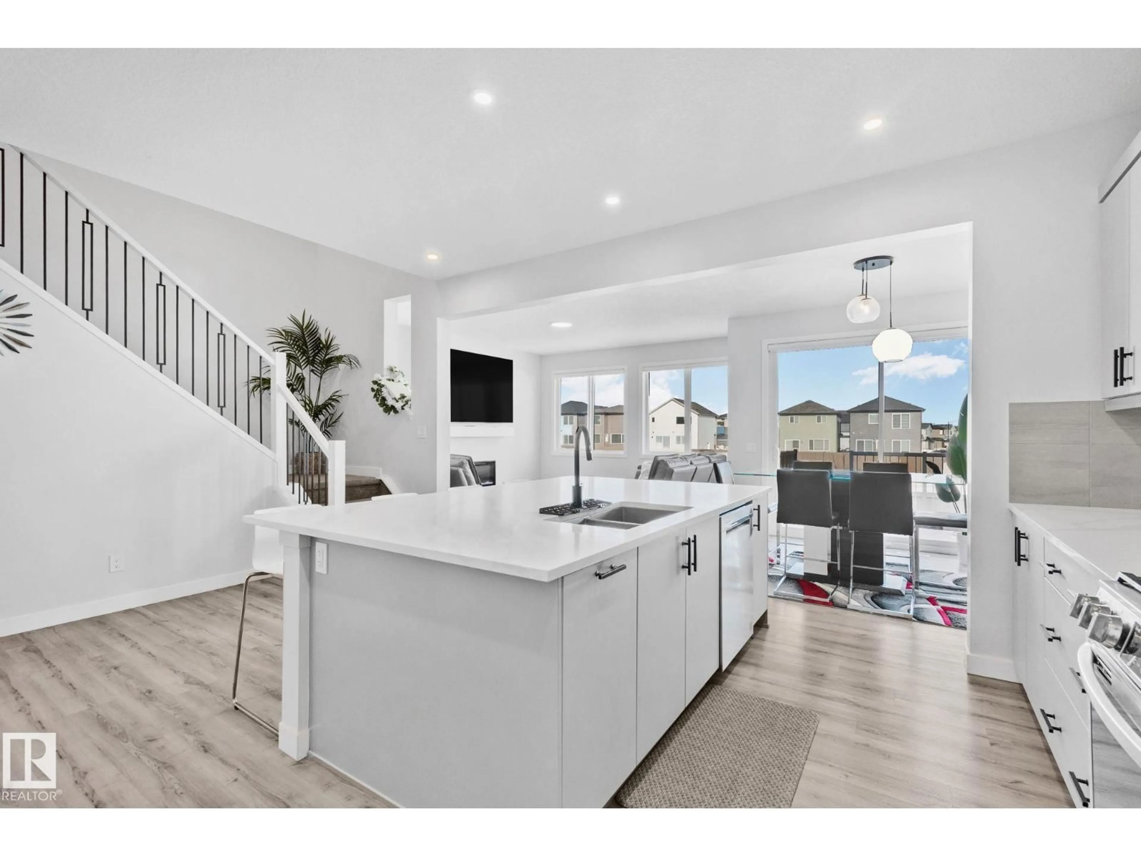 Open concept kitchen, unknown for SW - 15816 29 AV, Edmonton Alberta T5W4X4