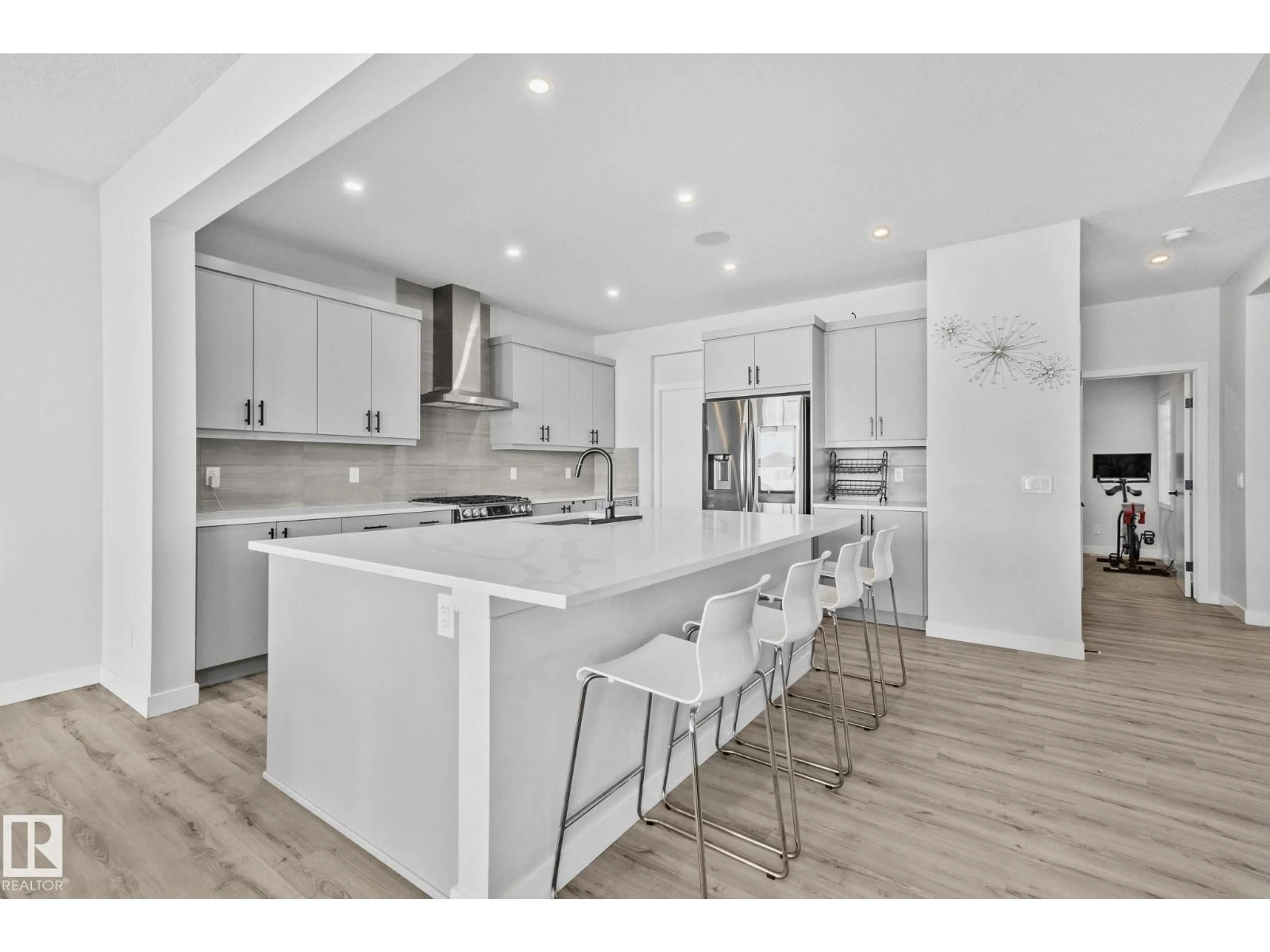 Open concept kitchen, unknown for SW - 15816 29 AV, Edmonton Alberta T5W4X4
