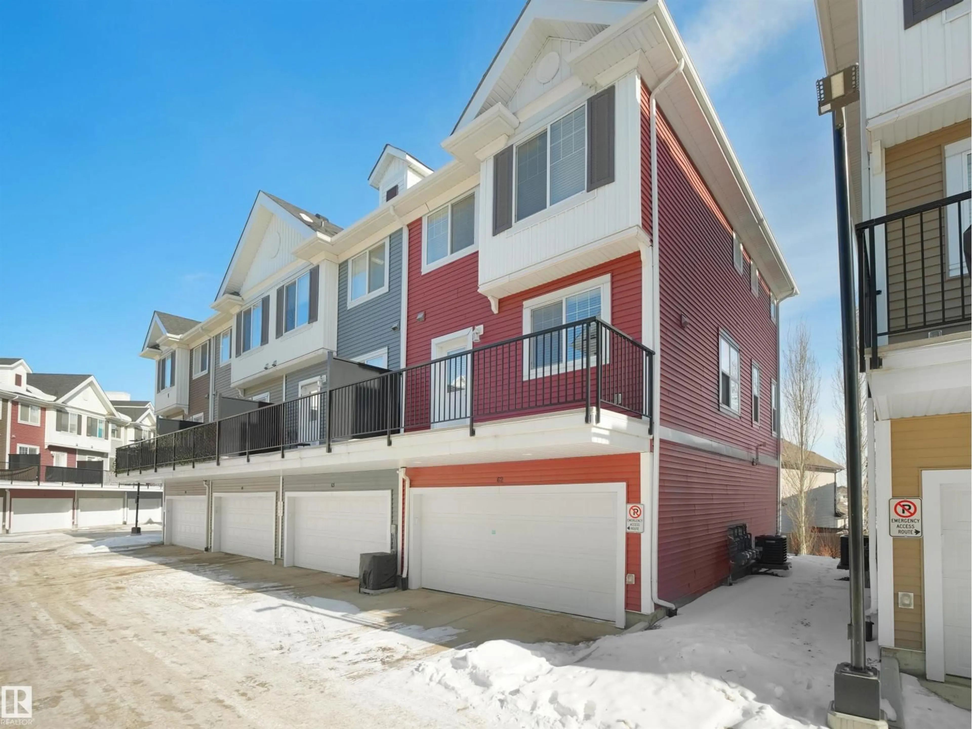 Home with vinyl exterior material, street for 62 - 2803 JAMES MOWATT TR, Edmonton Alberta T6W2P5