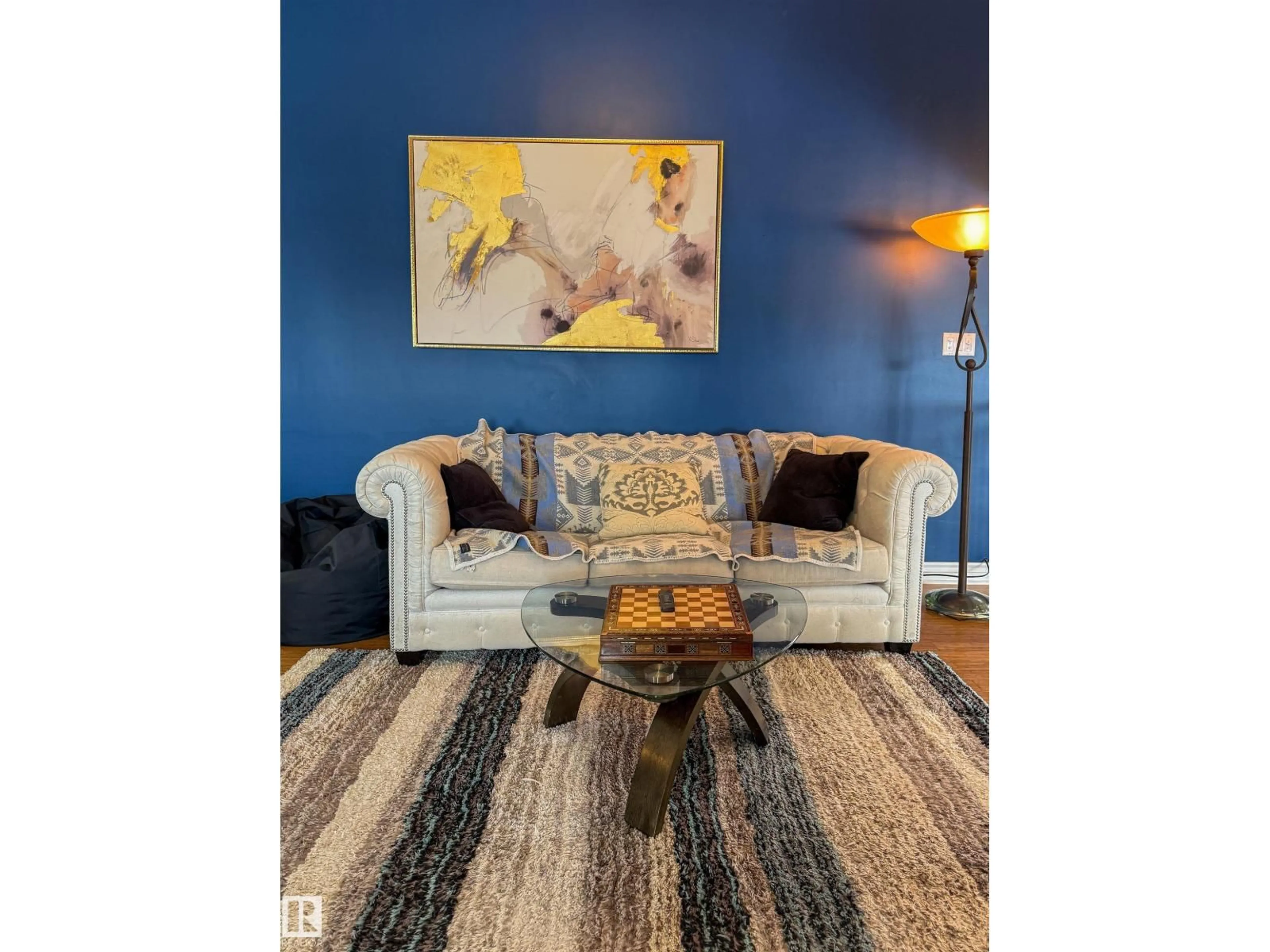 Living room with furniture, carpet floor for #4 - 2304 TWP ROAD 522, Rural Parkland County Alberta T7Y2J7