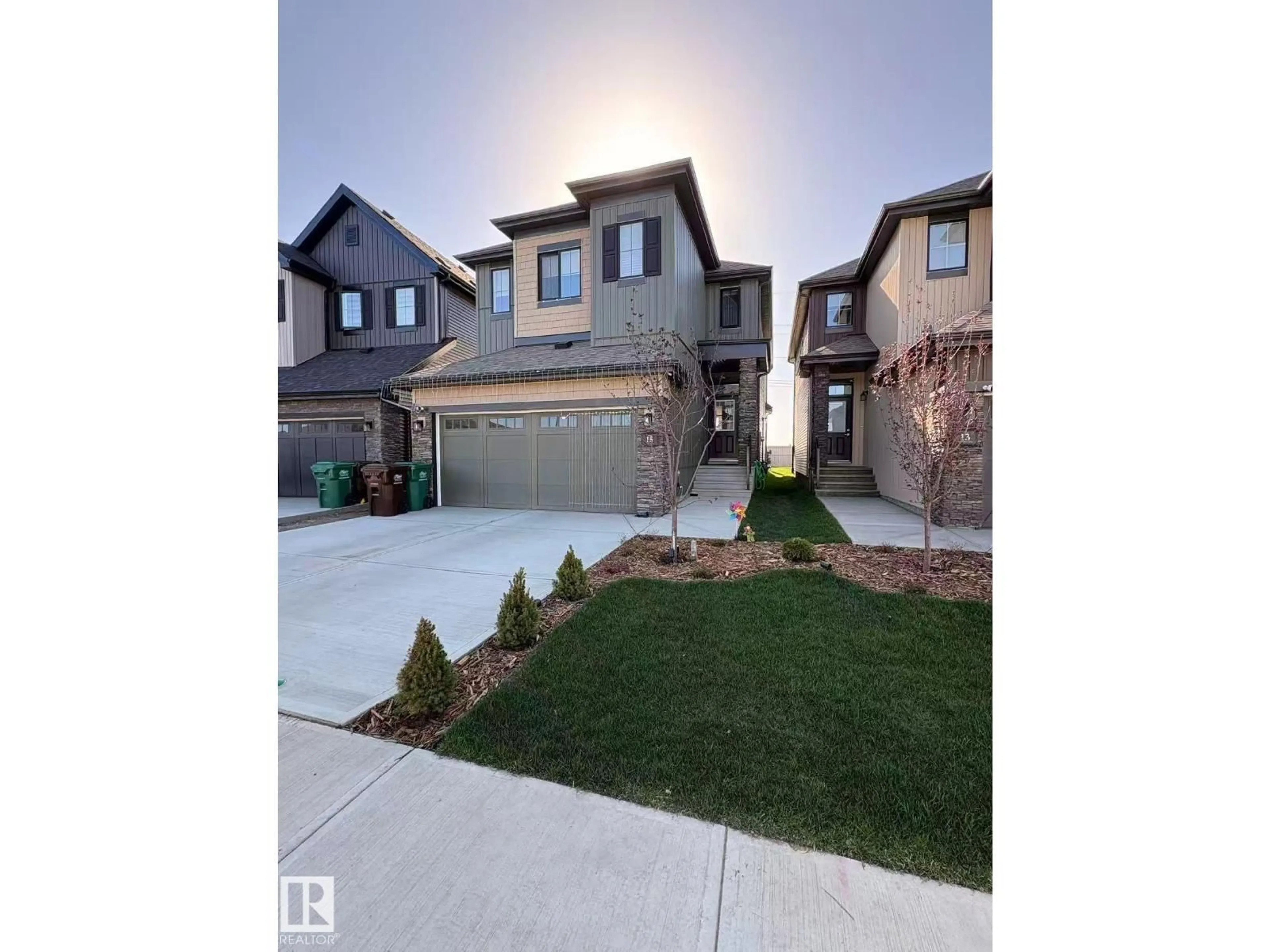A pic from outside/outdoor area/front of a property/back of a property/a pic from drone, street for 15 CHAMBERY CR, St. Albert Alberta T8T2C1