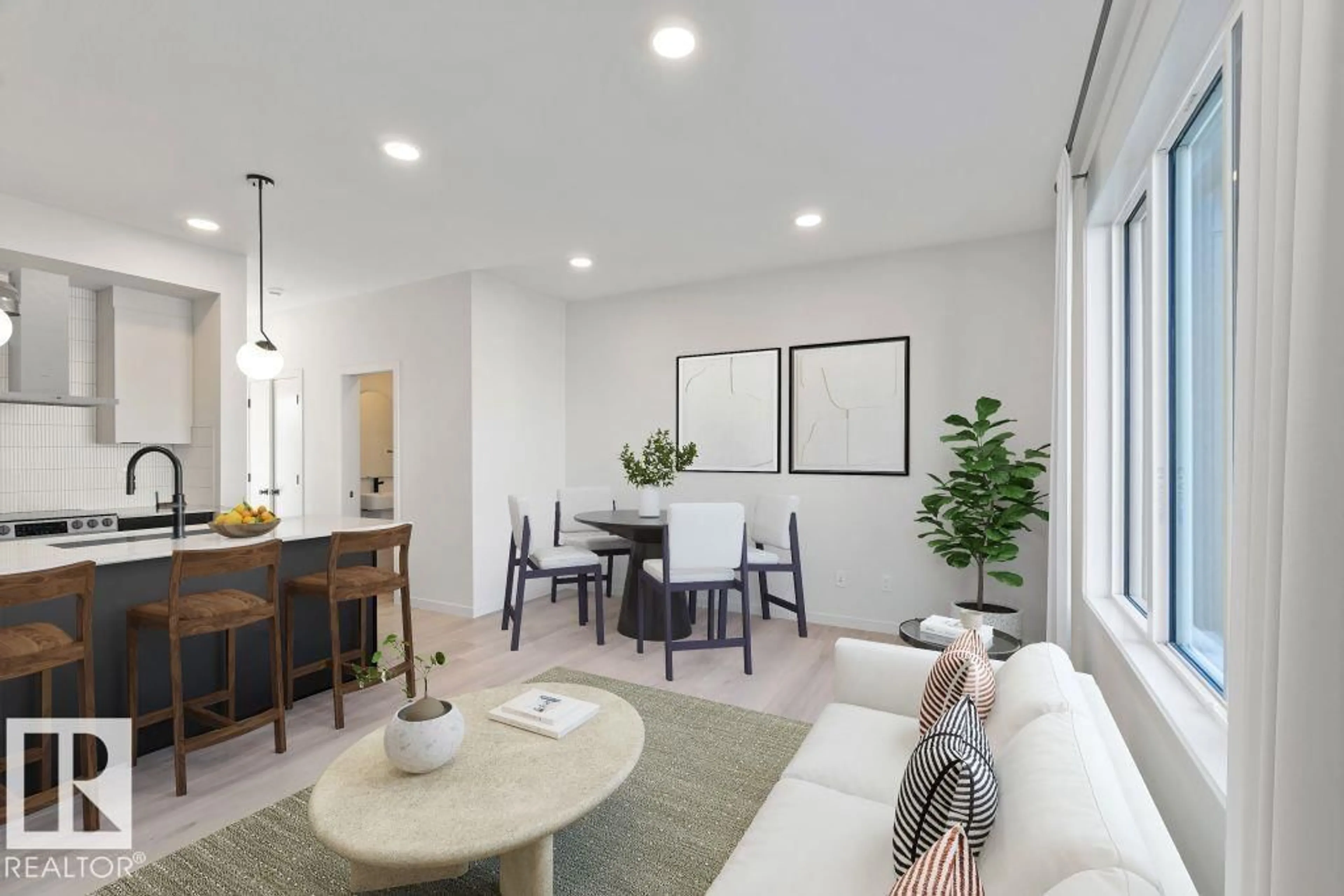 Living room with furniture, unknown for 321 RANKIN DR, St. Albert Alberta T8N8C7