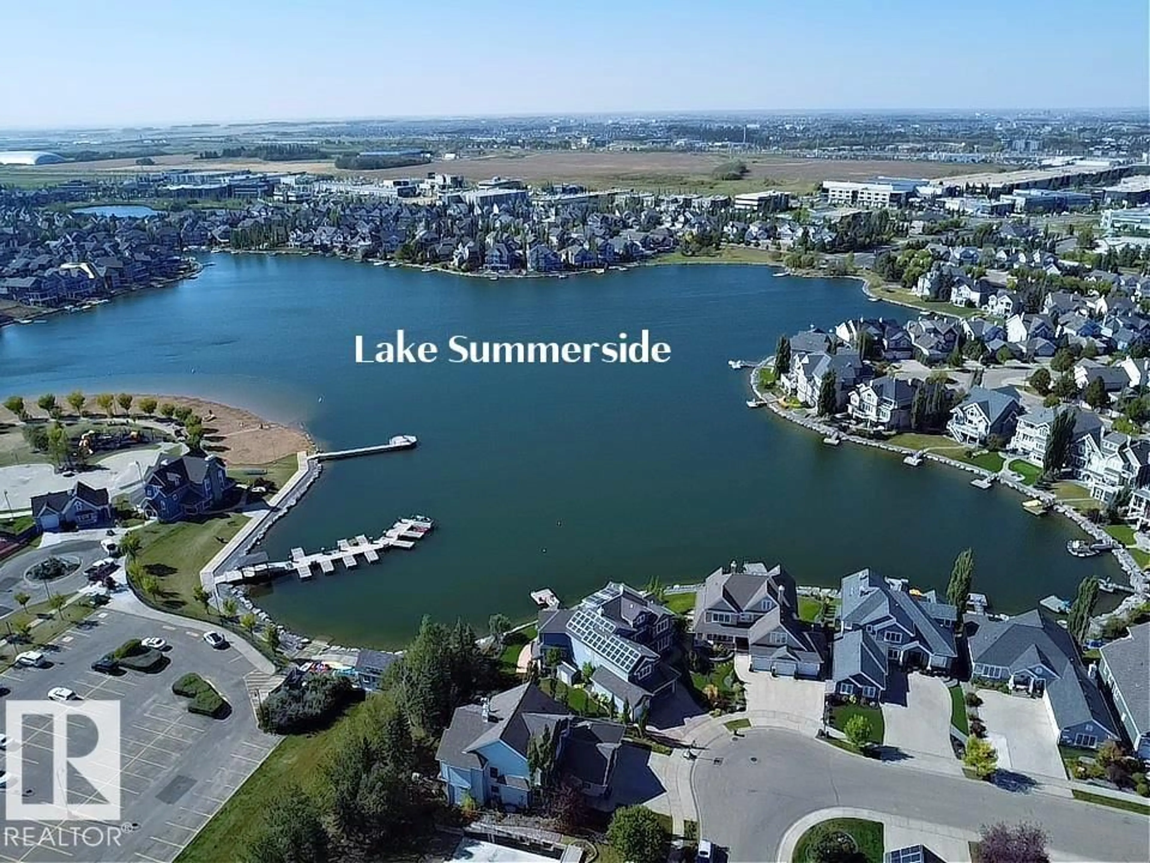 A pic from outside/outdoor area/front of a property/back of a property/a pic from drone, water/lake/river/ocean view for #4 - 1804 70 ST, Edmonton Alberta T6X0H4