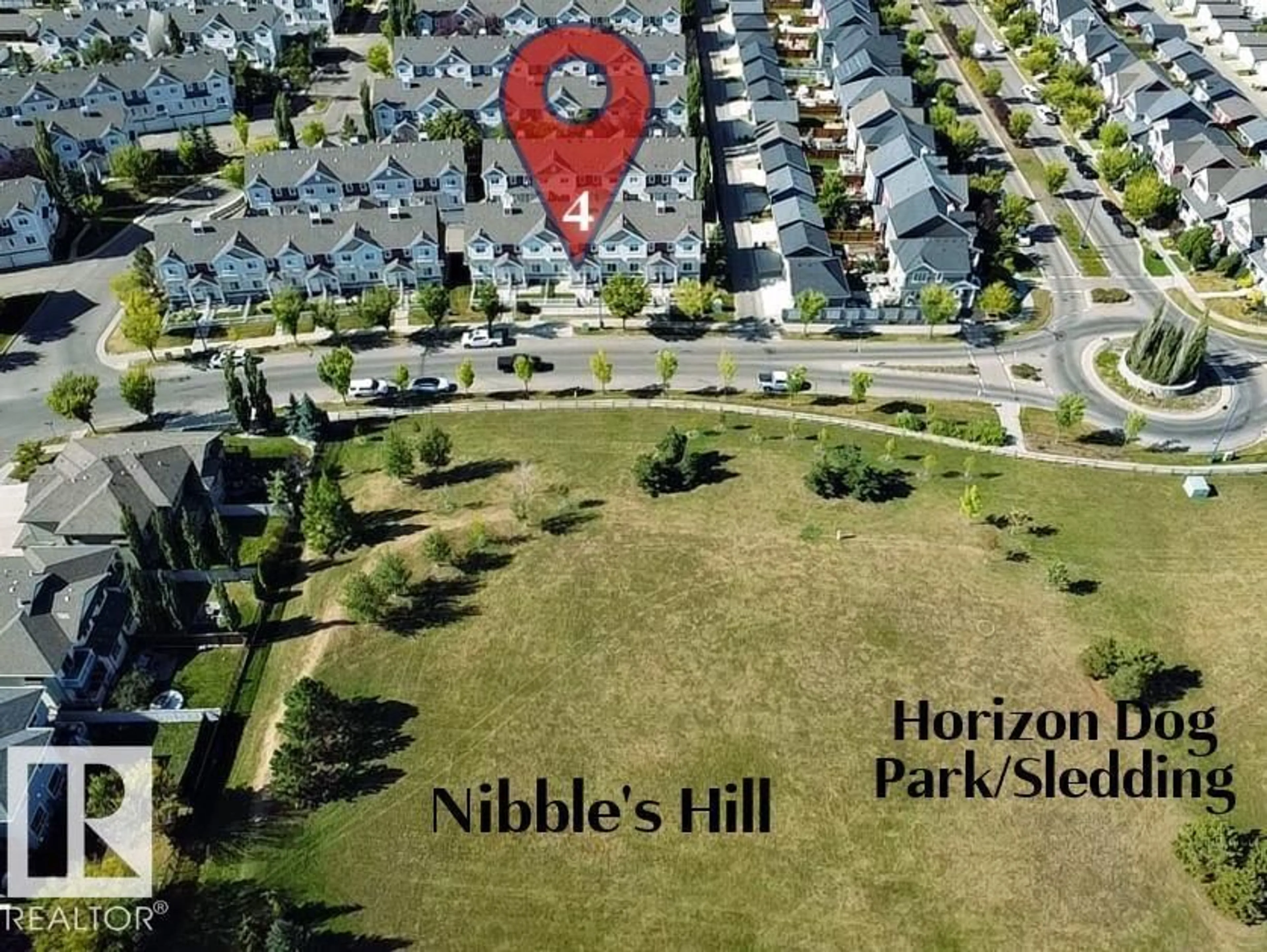 A pic from outside/outdoor area/front of a property/back of a property/a pic from drone, street for #4 - 1804 70 ST, Edmonton Alberta T6X0H4