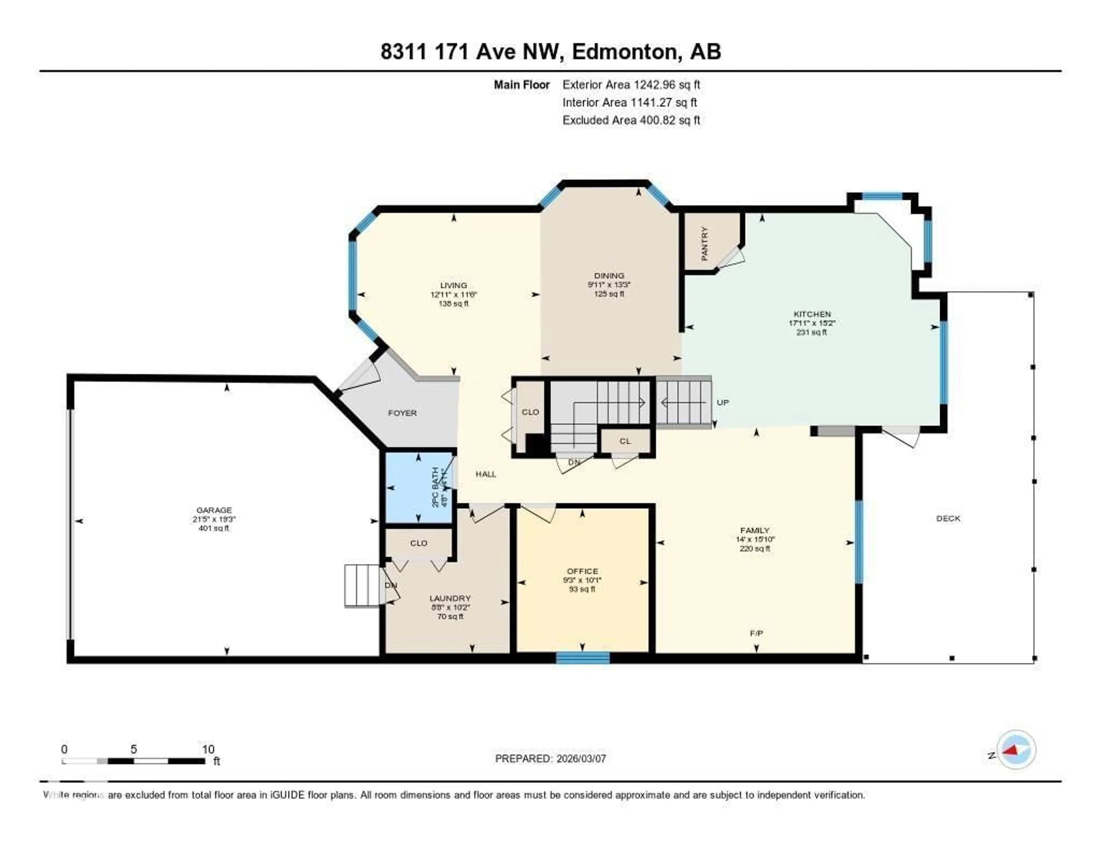 Floor plan for NW - 8311 171 ST, Edmonton Alberta T5Z3E3