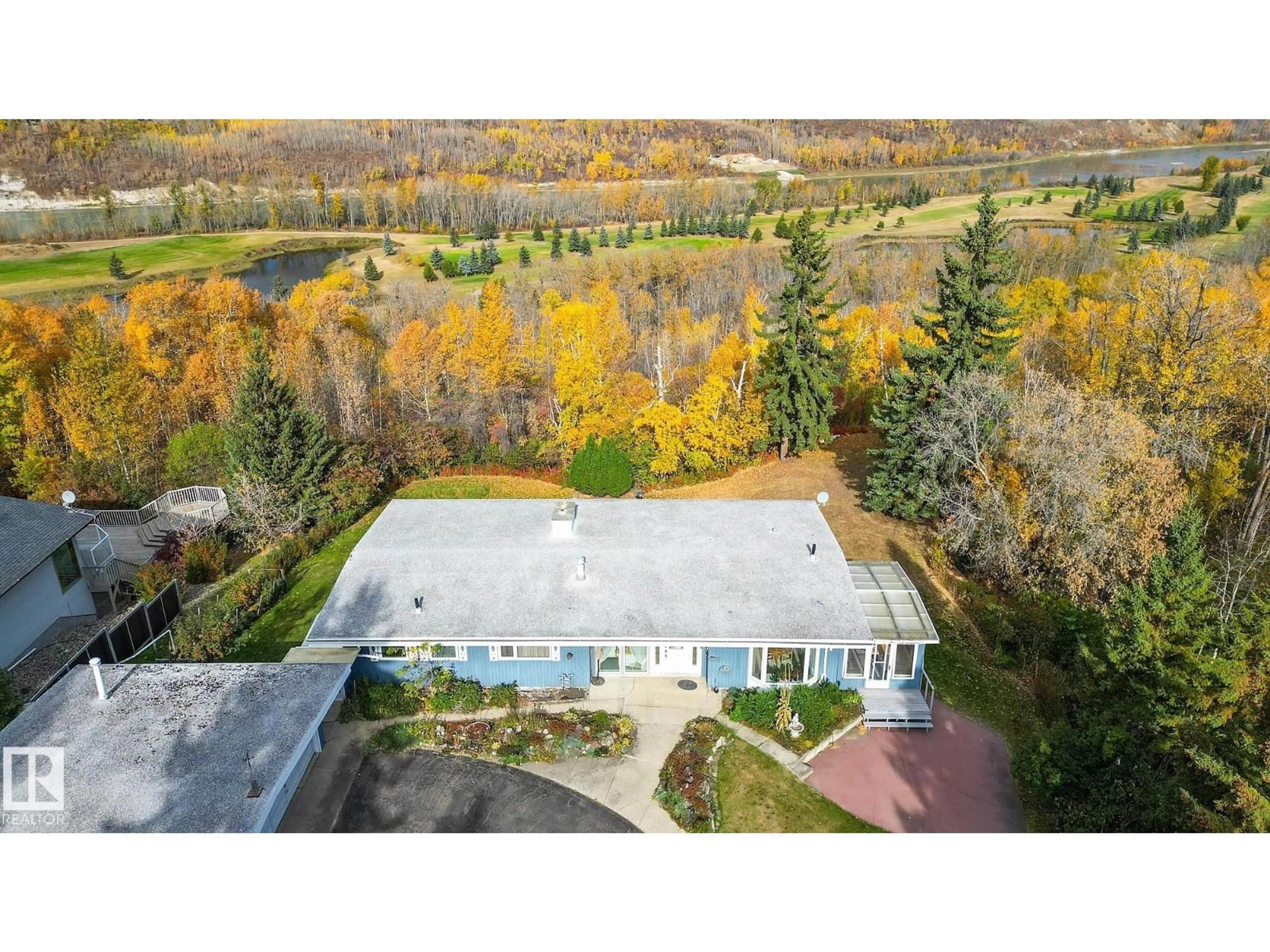 A pic from outside/outdoor area/front of a property/back of a property/a pic from drone, unknown for 140 WINDERMERE DR, Edmonton Alberta T6W0S4