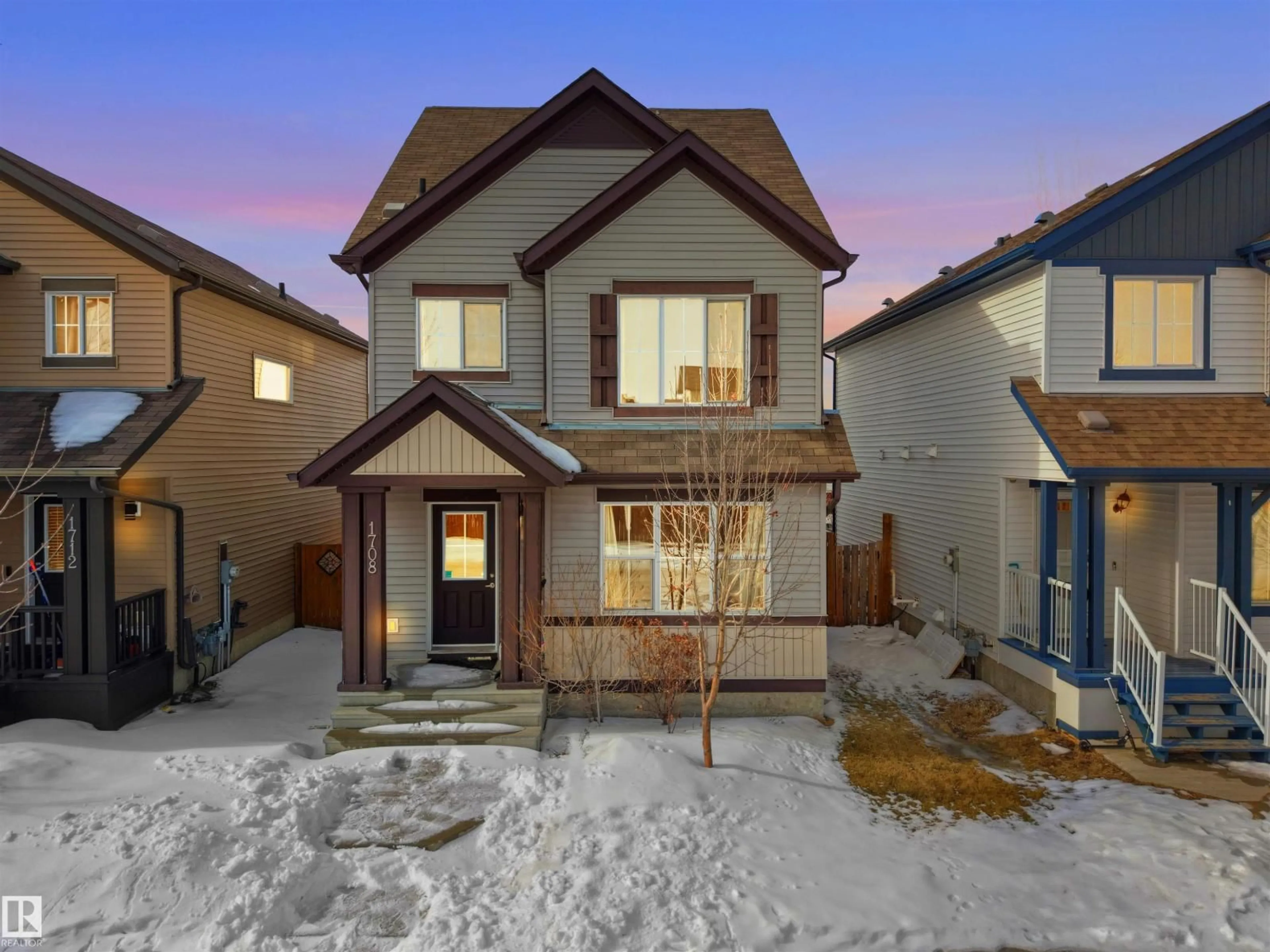 Home with brick exterior material, street for 1708 62 ST, Edmonton Alberta T6X0W2