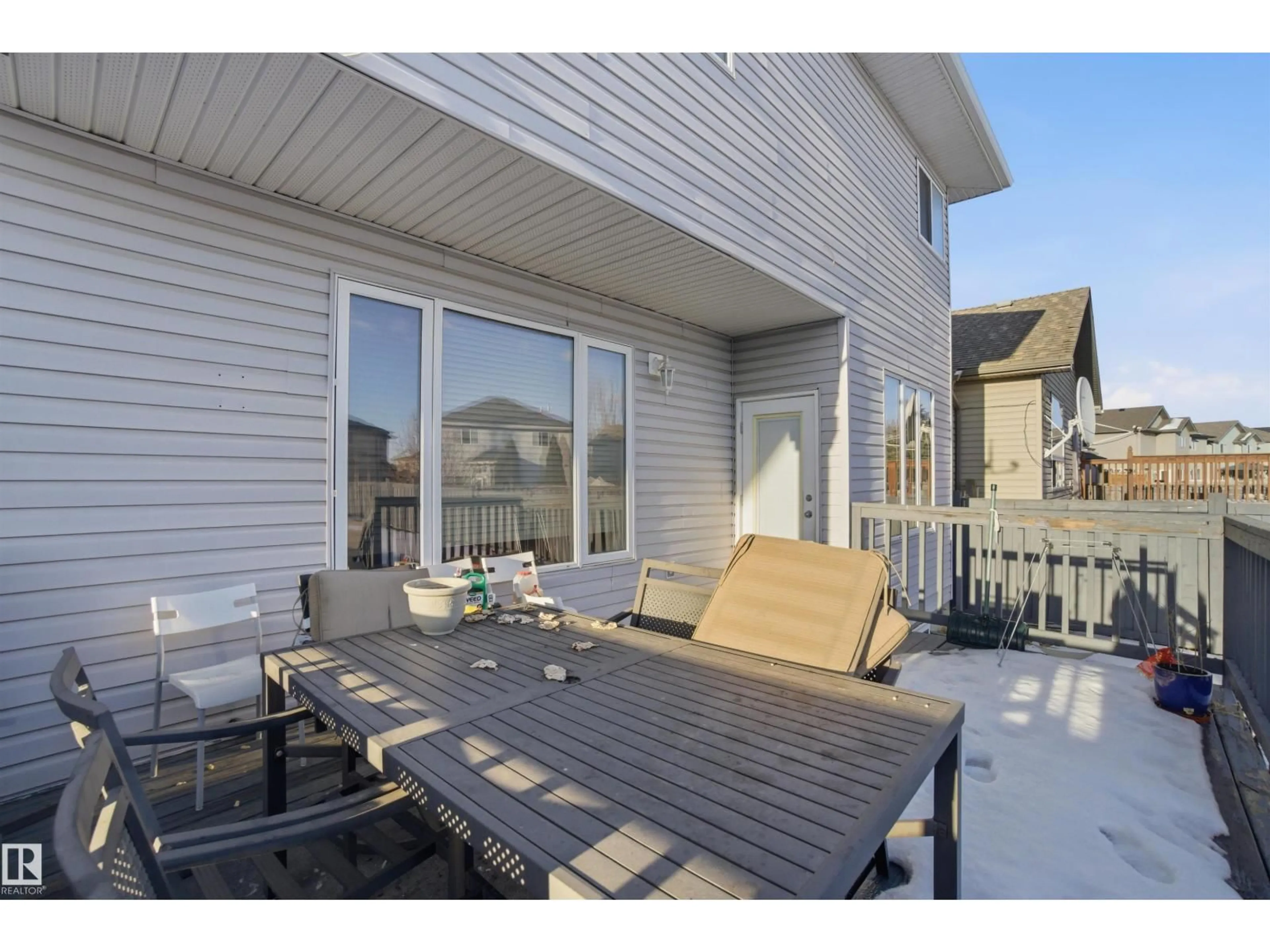 Patio, water/lake/river/ocean view for 233 MACEWAN RD, Edmonton Alberta T6W1R3