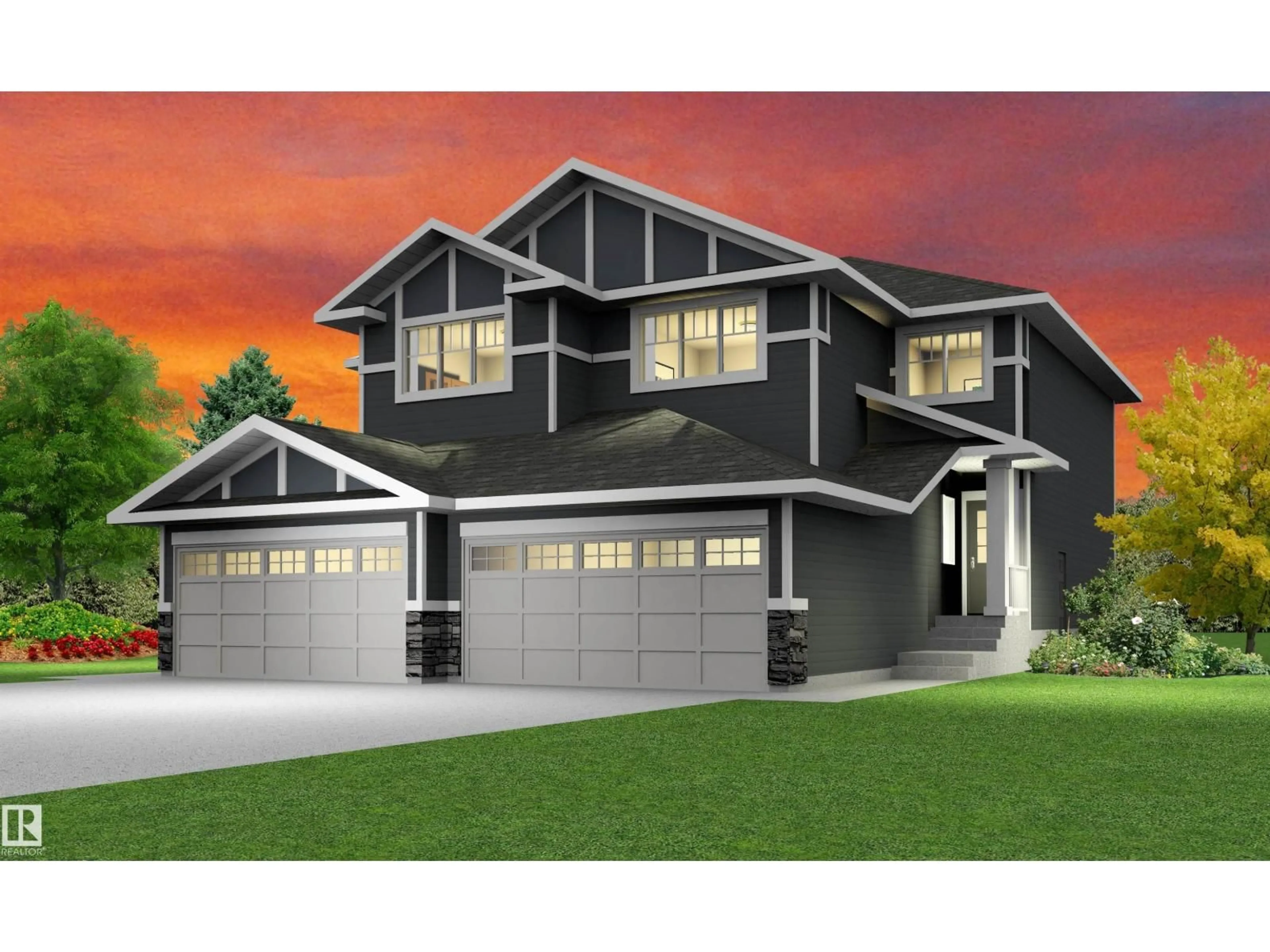 Home with vinyl exterior material, street for NW NW - 1132 GOLDFINCH CR, Edmonton Alberta T5S0R1