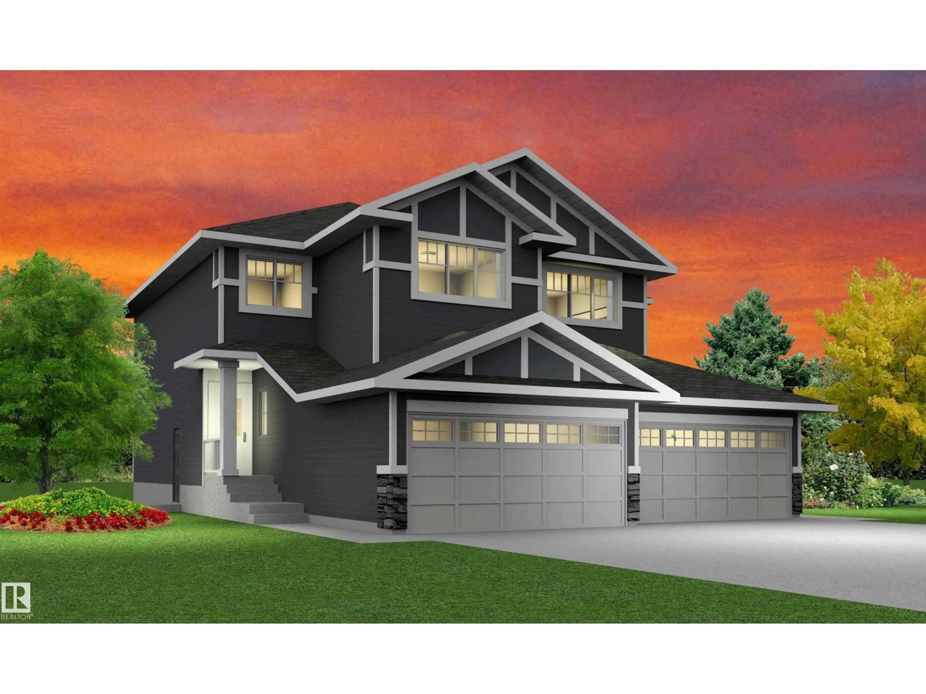 Home with vinyl exterior material, street for NW NW - 1134 GOLDFINCH CR, Edmonton Alberta T5S0R1