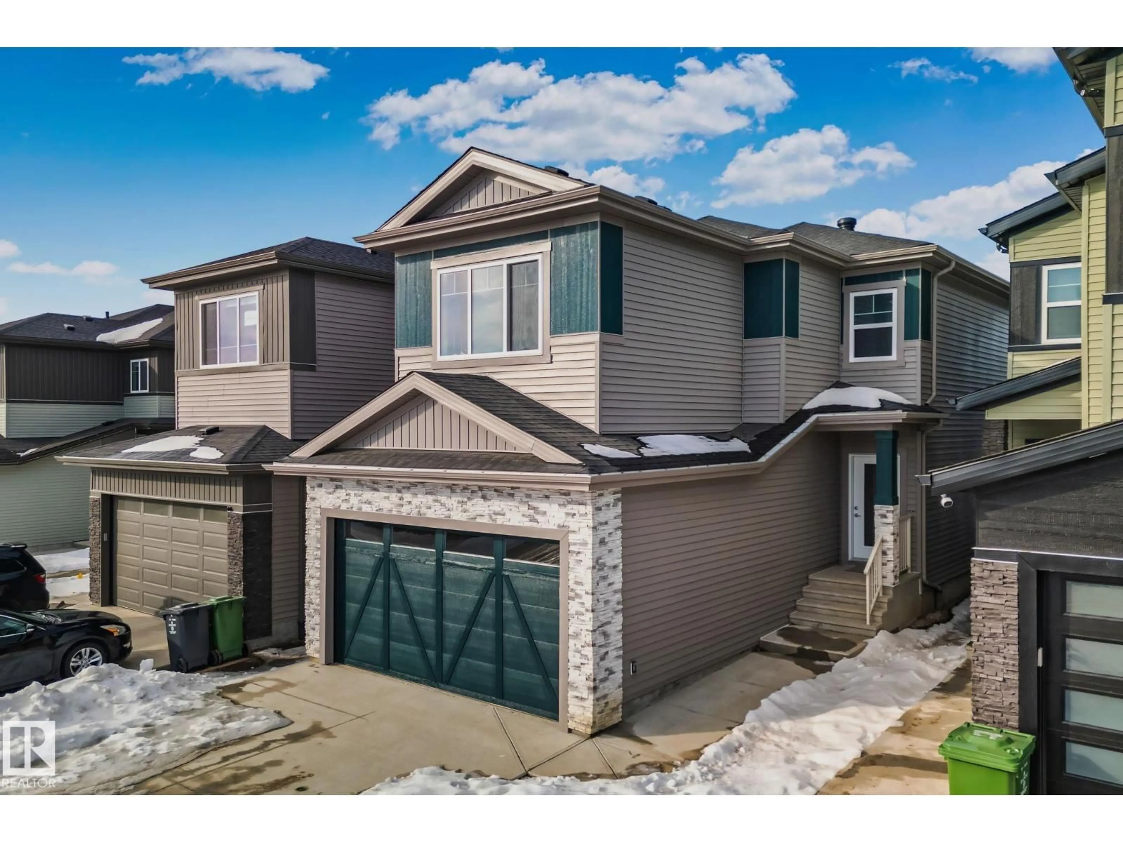 A pic from outside/outdoor area/front of a property/back of a property/a pic from drone, street for 3524 41 AVE, Beaumont Alberta T4X3H3