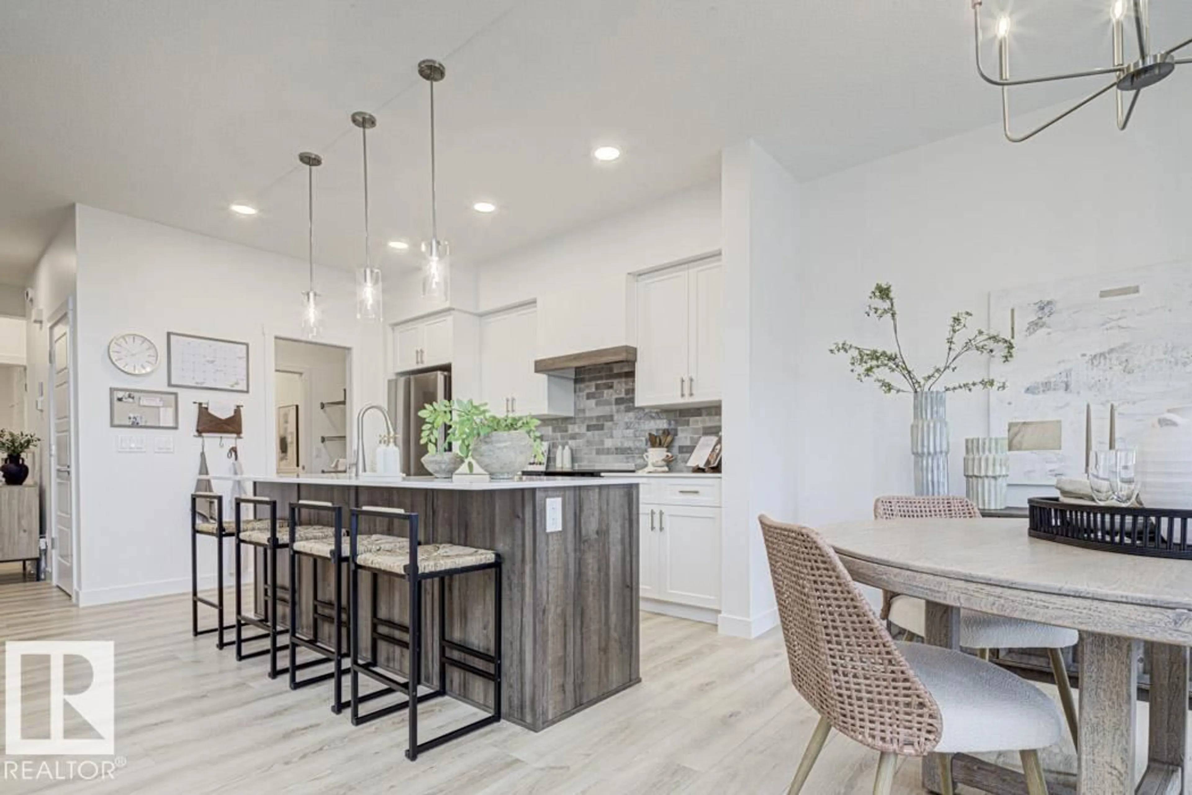 Open concept kitchen, unknown for 145 FICUS WY, Fort Saskatchewan Alberta T8L1X8