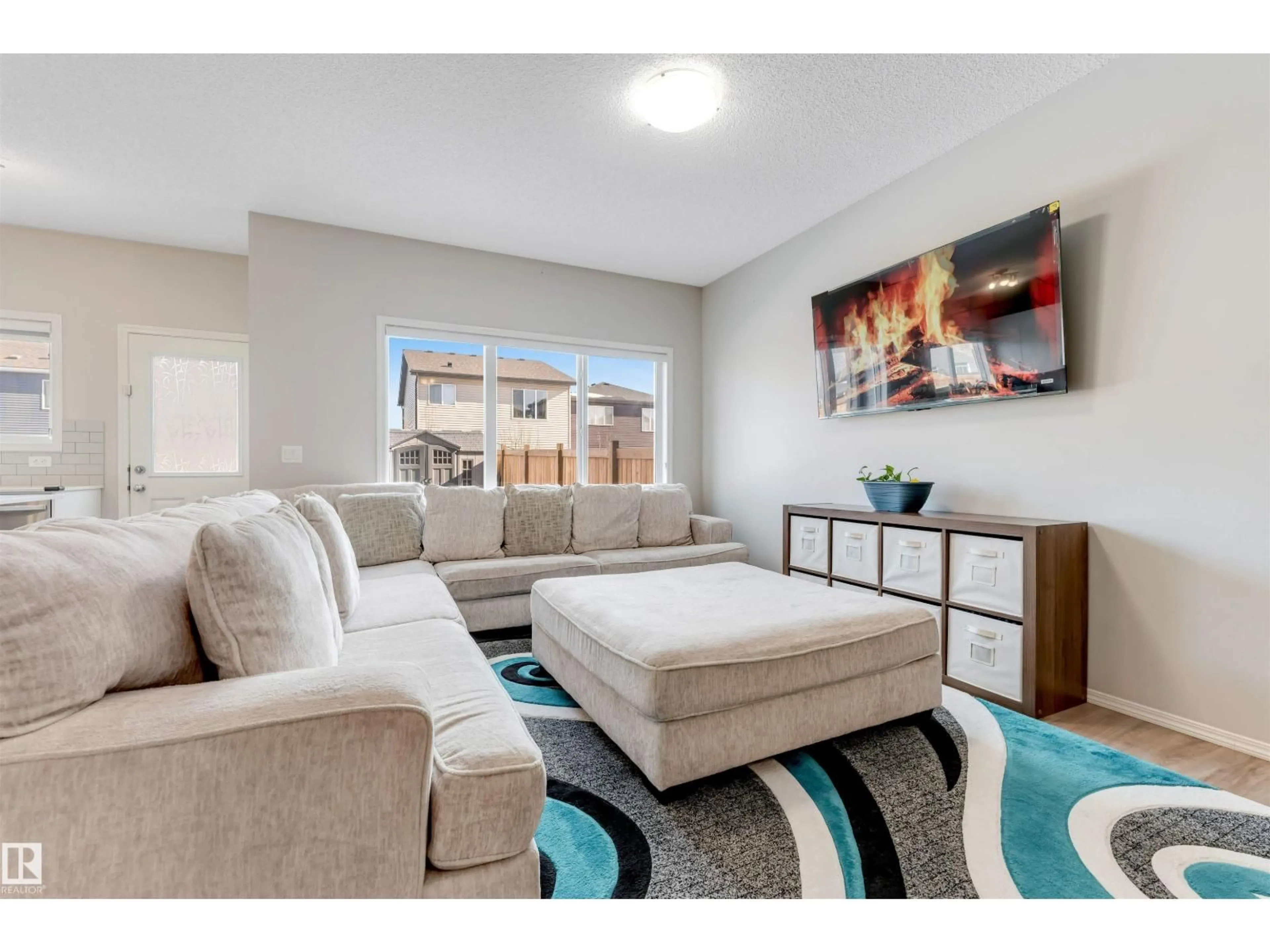 Living room with furniture, unknown for 3425 CHECKNITA TC, Edmonton Alberta T6W4H6