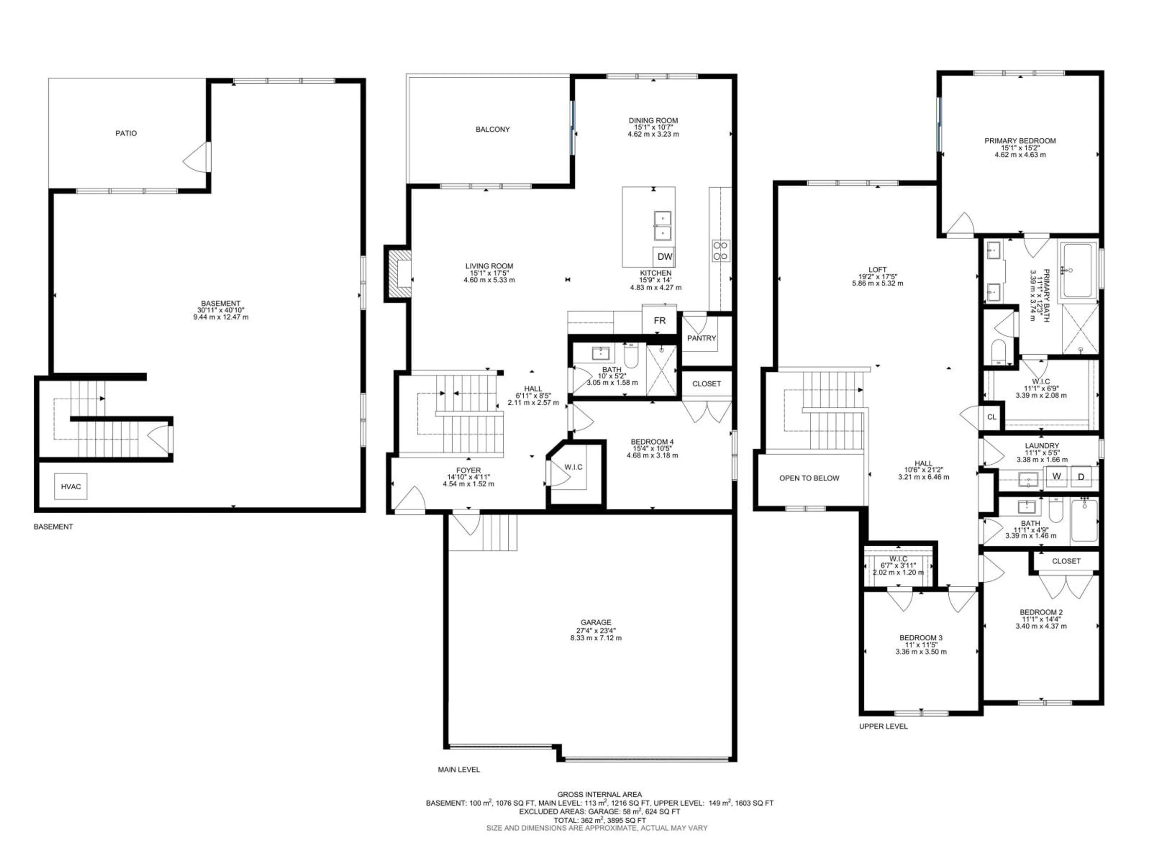 Floor plan for 21916 80 AV, Edmonton Alberta T5T4S2