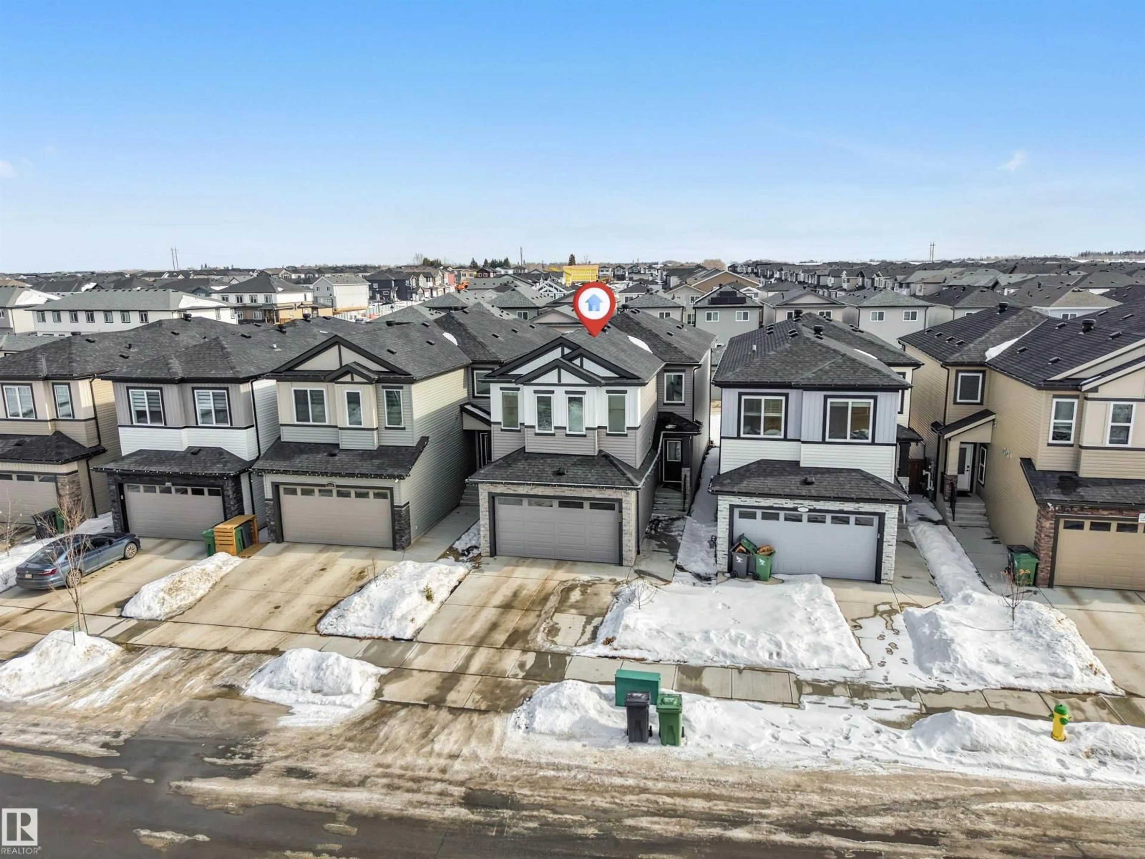 A pic from outside/outdoor area/front of a property/back of a property/a pic from drone, street for 4207 38A ST, Beaumont Alberta T4X2Z6