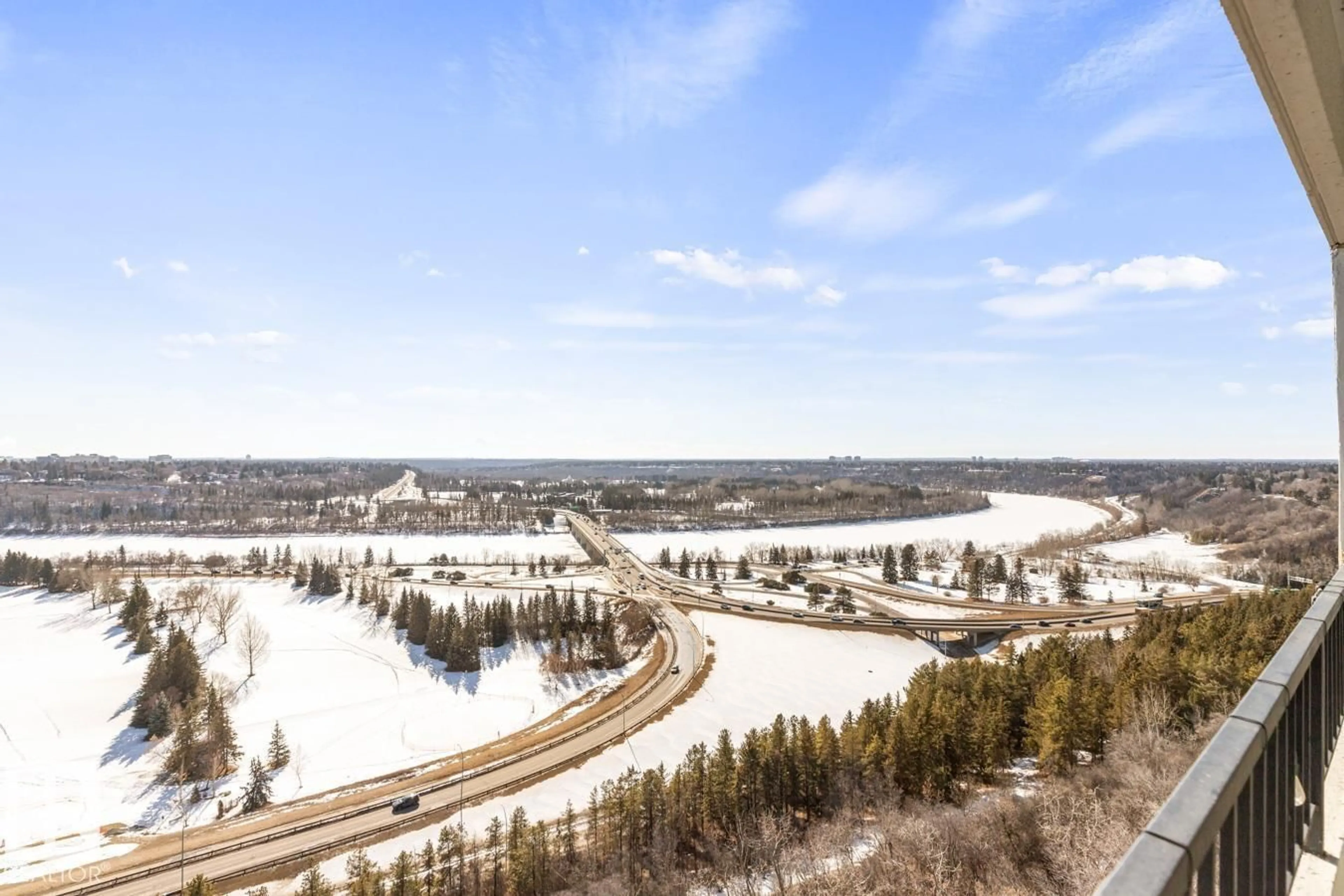 A pic from outside/outdoor area/front of a property/back of a property/a pic from drone, water/lake/river/ocean view for 1207 JASPER AV, Edmonton Alberta T5N3K7