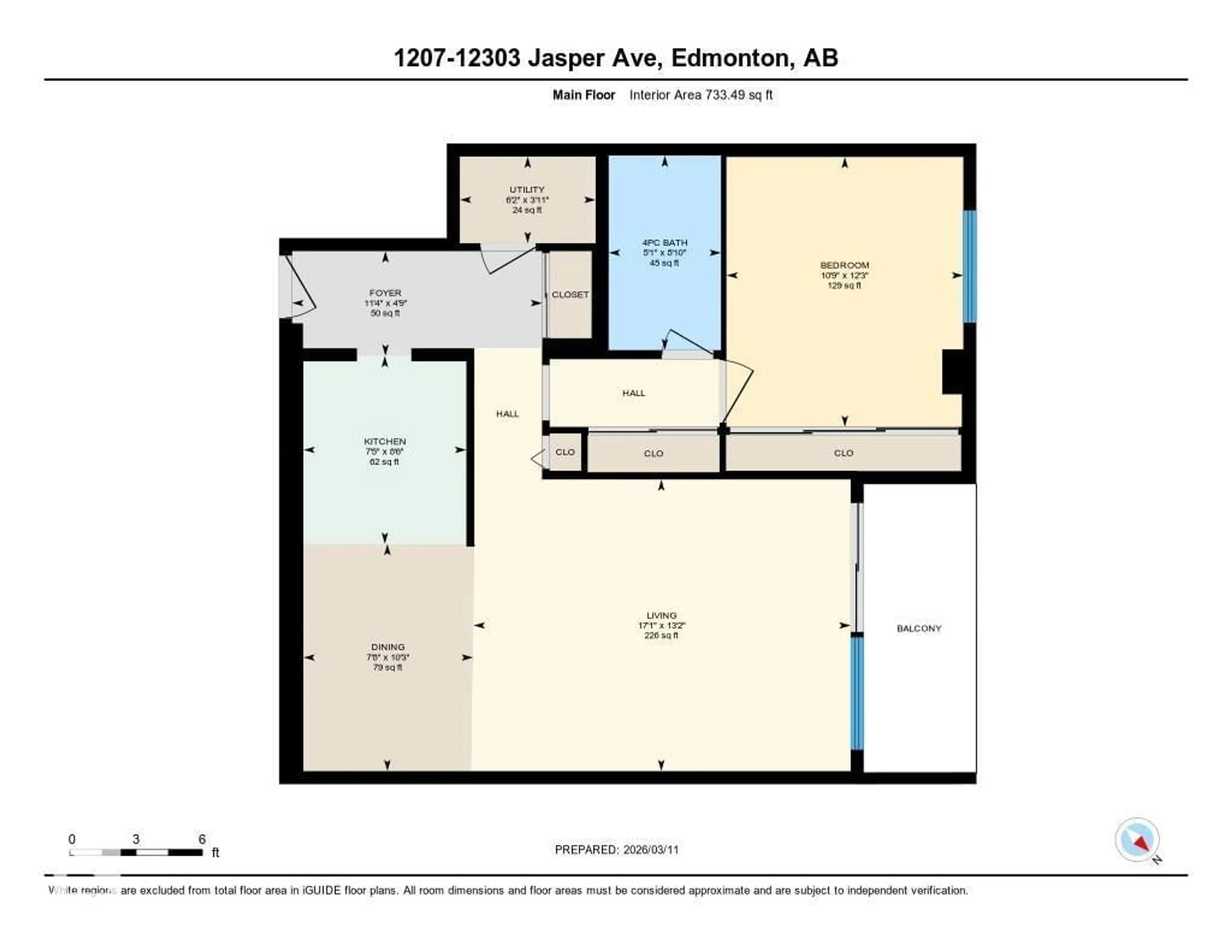 Floor plan for 1207 JASPER AV, Edmonton Alberta T5N3K7