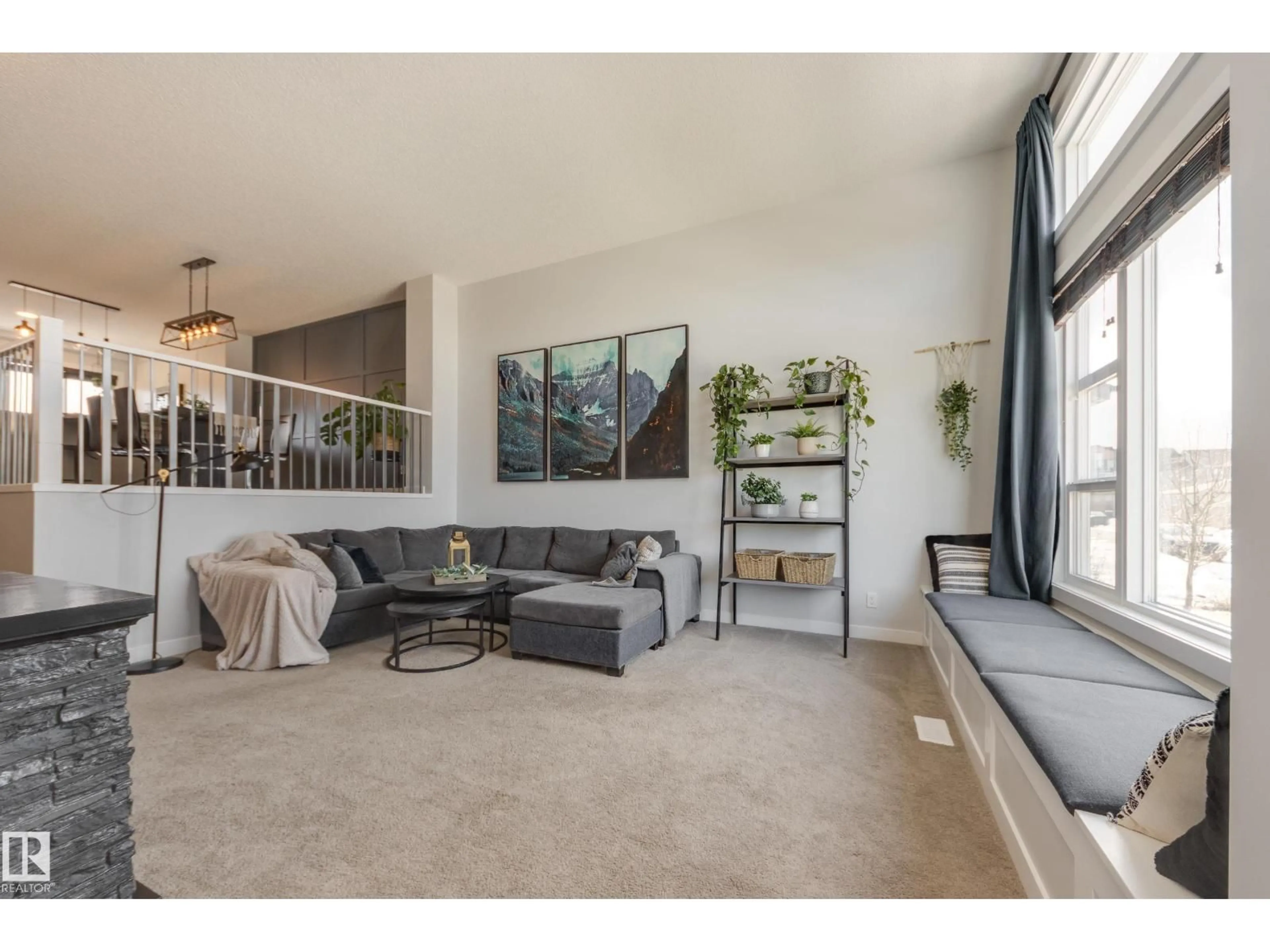 Living room with furniture, unknown for 631 36 ST, Edmonton Alberta T6X2G5