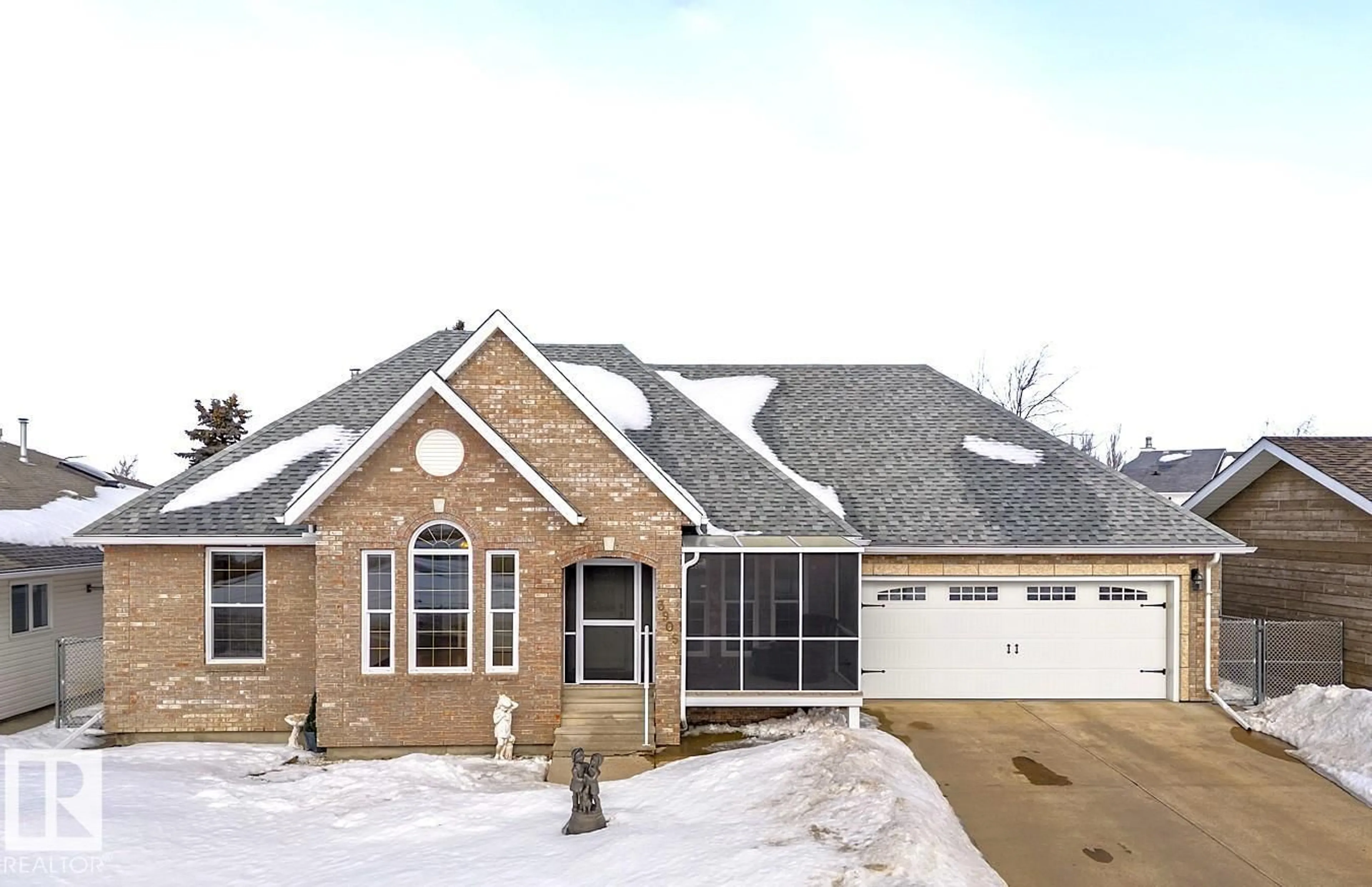 Home with brick exterior material, street for 3905 LAKESHORE DR, Bonnyville Town Alberta T9N1V7