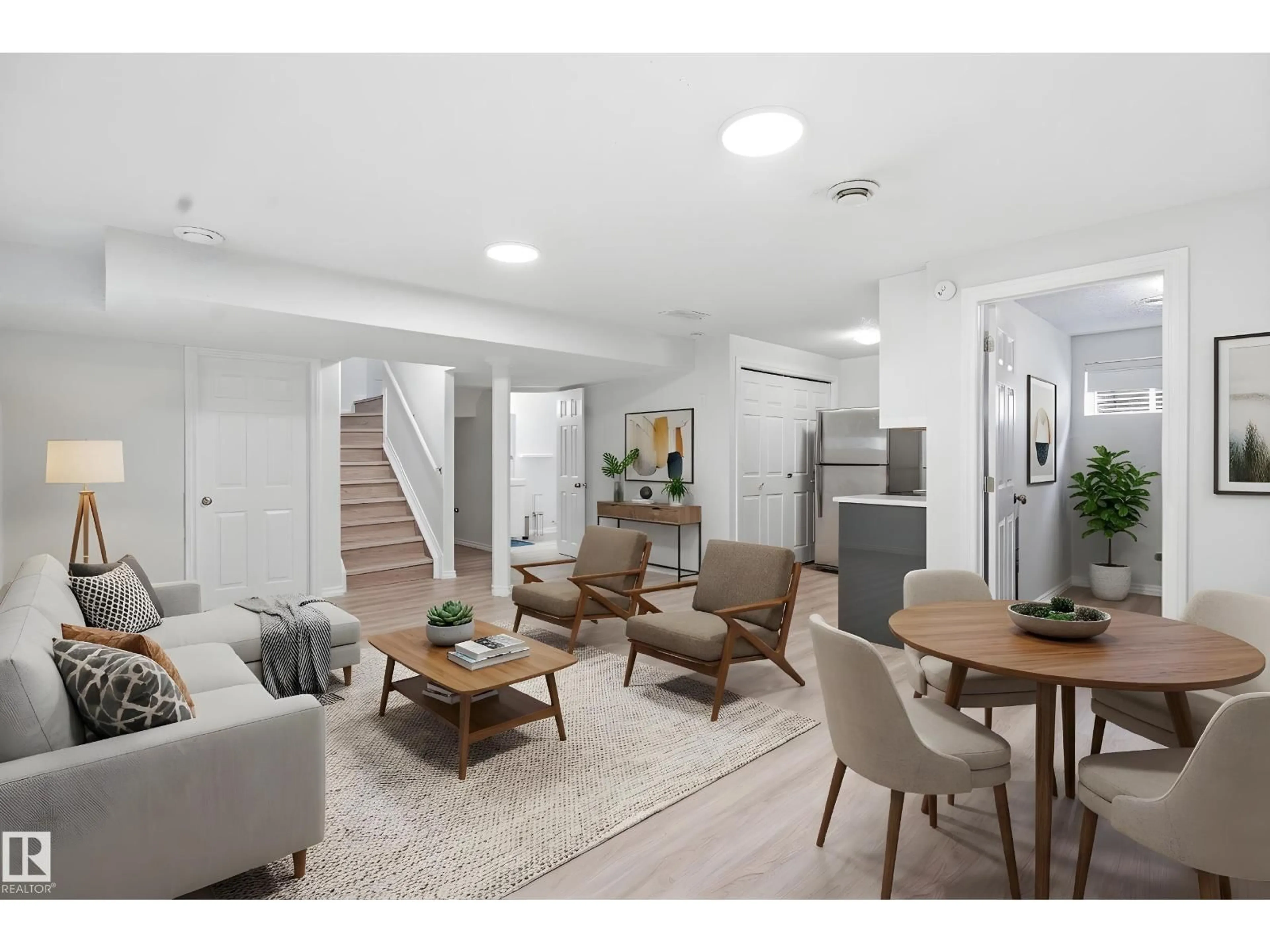 Living room with furniture, unknown for 467 AINSLIE CRESCENT, Edmonton Alberta T6W0H7