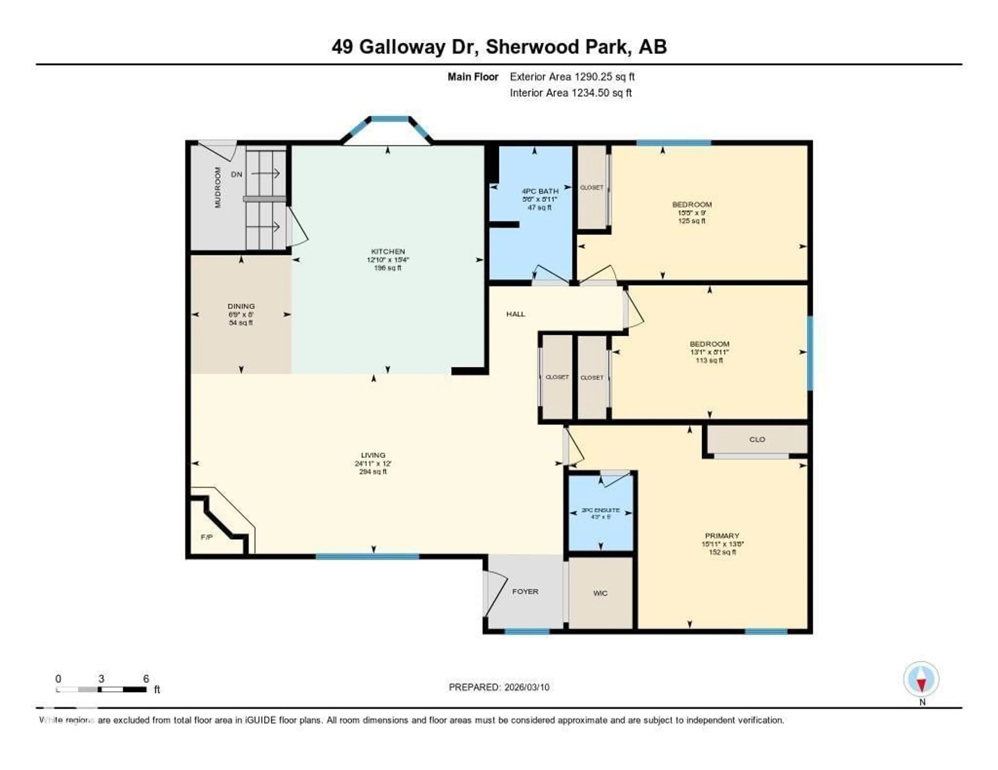 Floor plan for 49 GALLOWAY DR, Sherwood Park Alberta T8A2M1