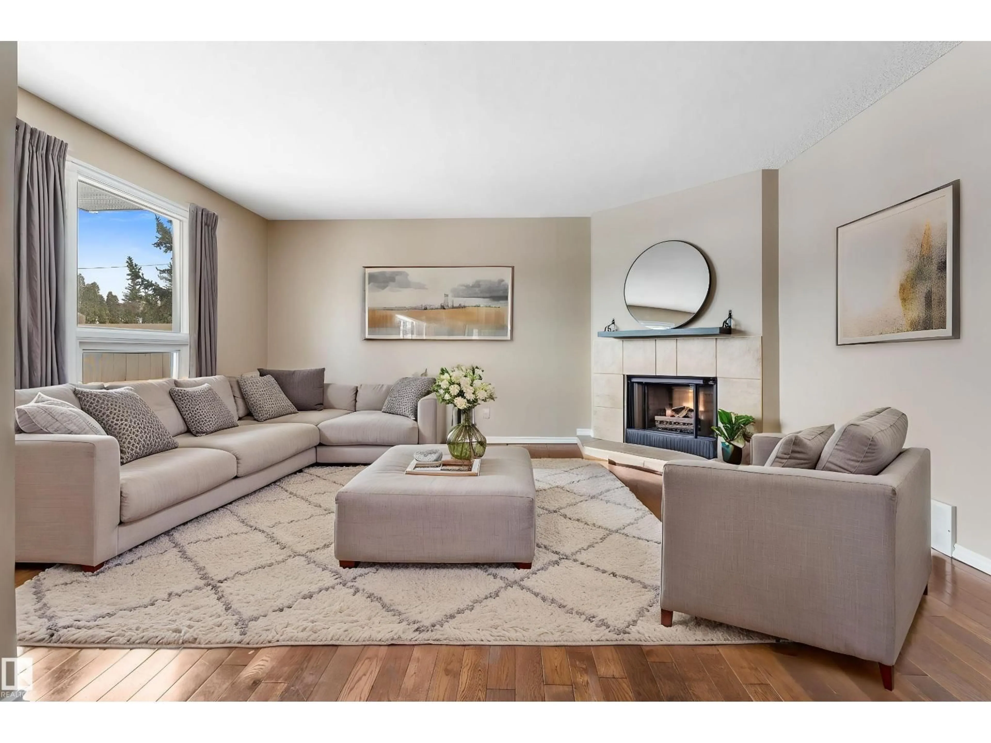 Living room with furniture, unknown for 14106 22A ST NW, Edmonton Alberta T5Y1E1