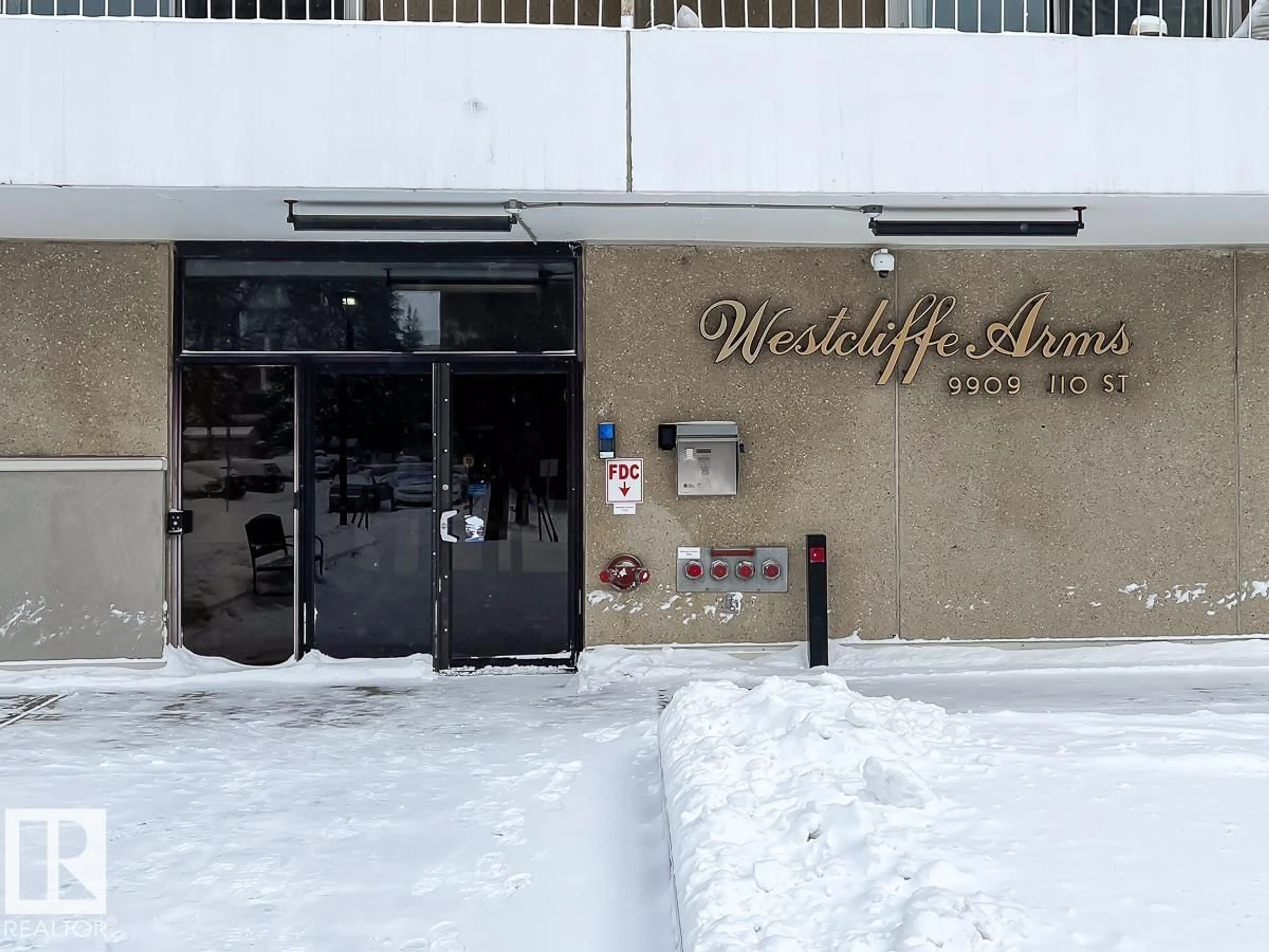 Lobby for #804 - 9909 110 ST, Edmonton Alberta T5K2E5