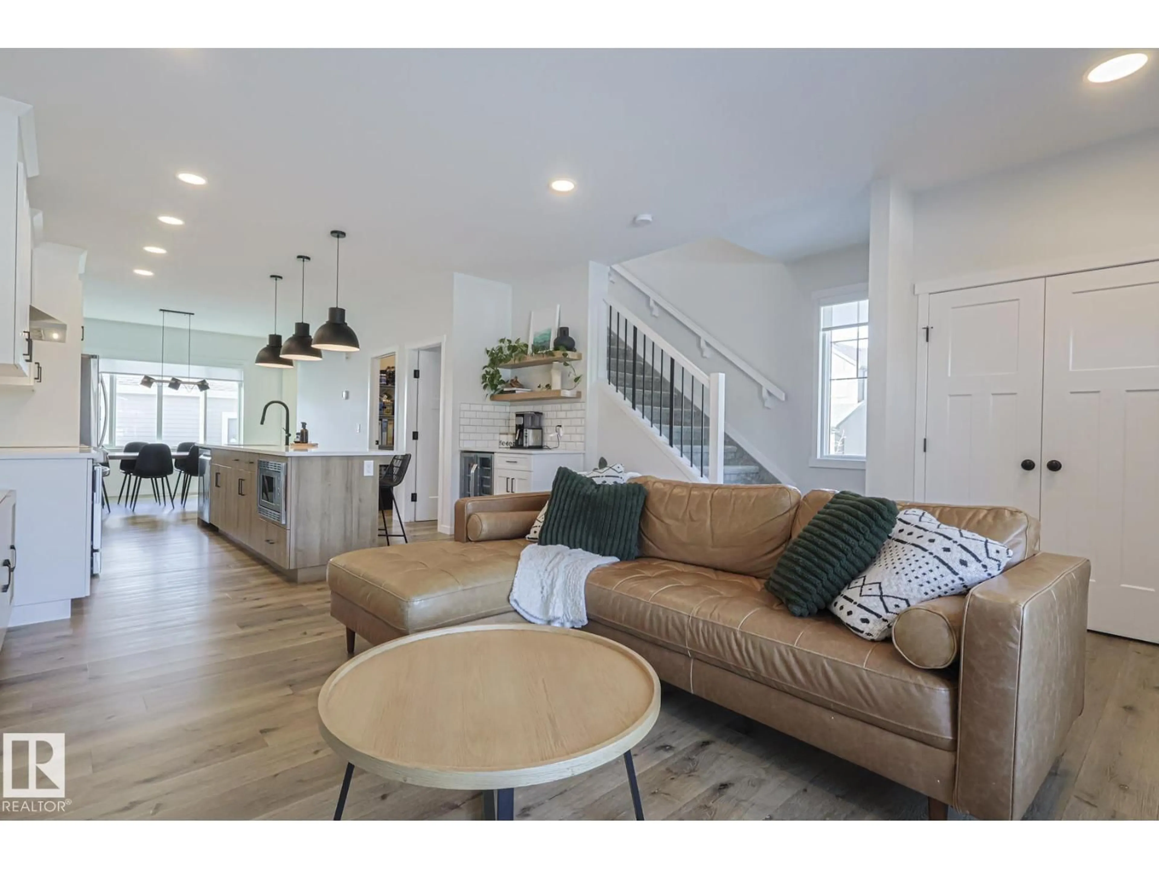 Living room with furniture, unknown for NW - 17834 73A ST, Edmonton Alberta T5Z0S9