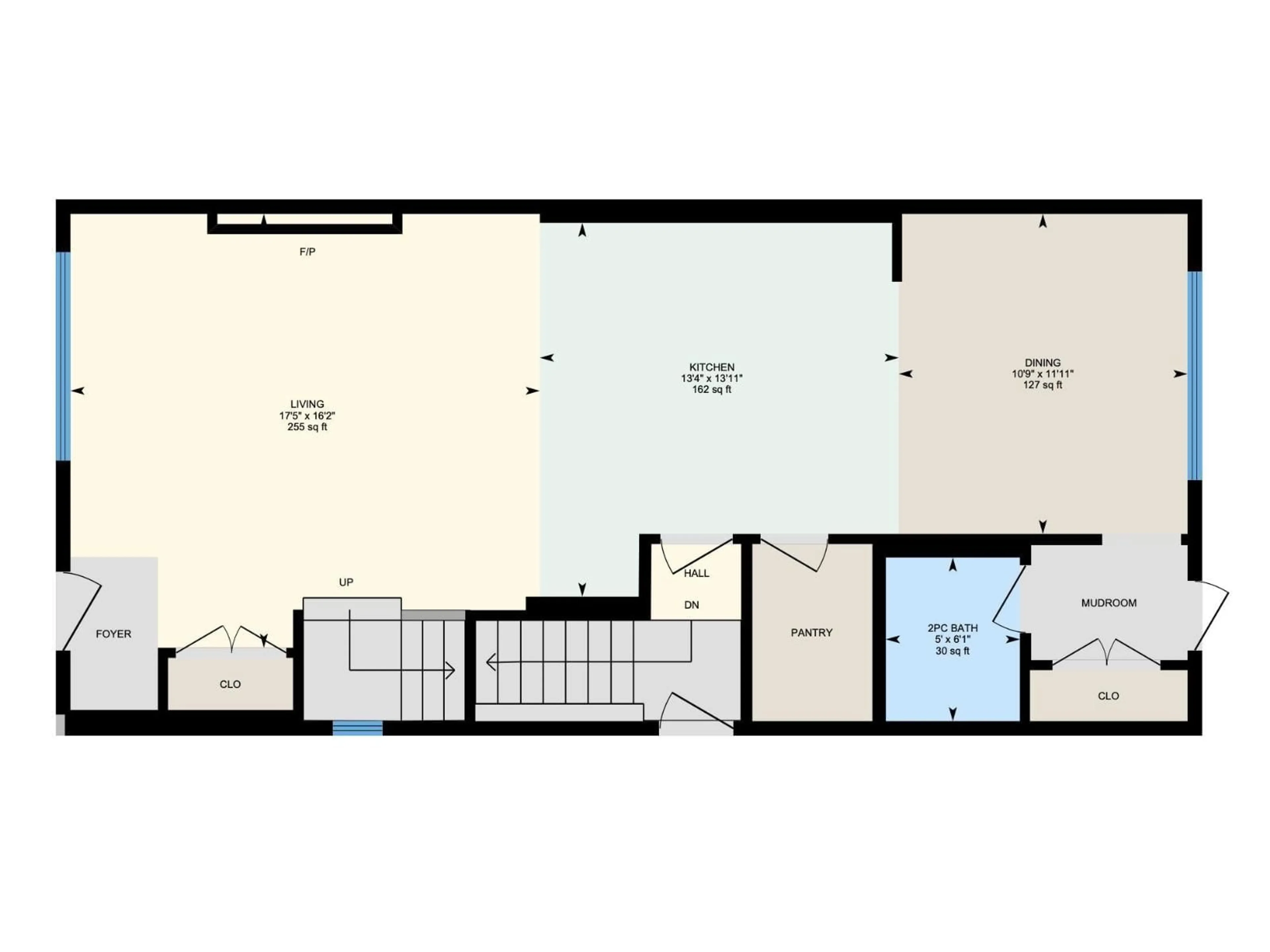 Floor plan for NW - 17834 73A ST, Edmonton Alberta T5Z0S9