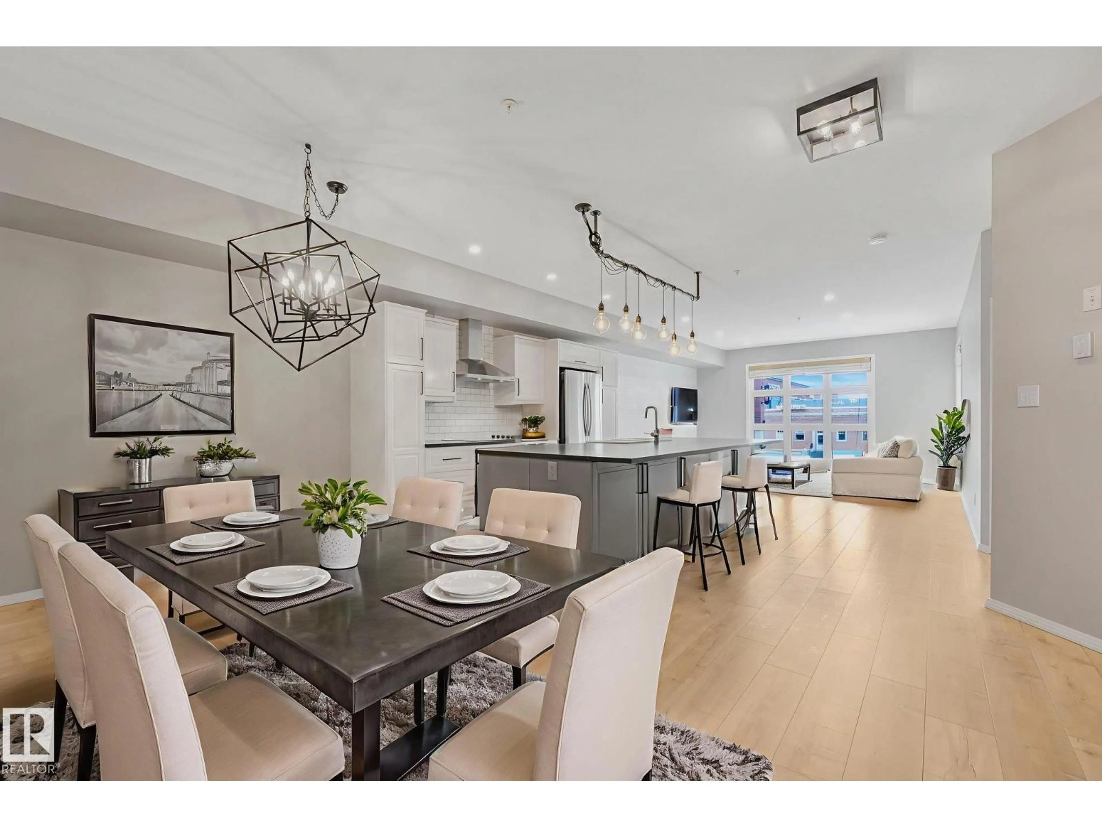 Open concept kitchen, unknown for #228 - 10407 122 ST, Edmonton Alberta T5N4C1