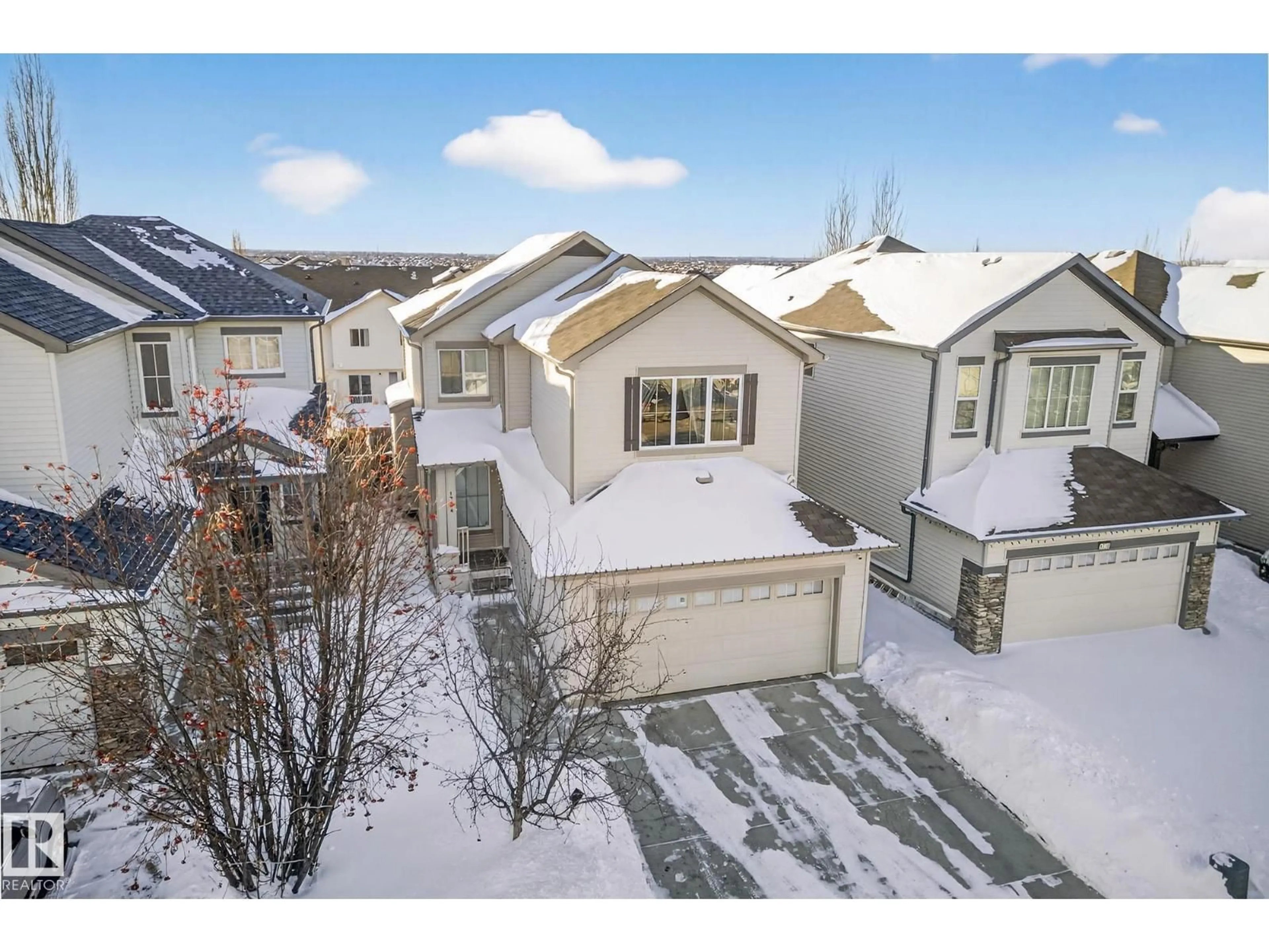 A pic from outside/outdoor area/front of a property/back of a property/a pic from drone, street for SW - 1734 63A ST, Edmonton Alberta T6X0R8