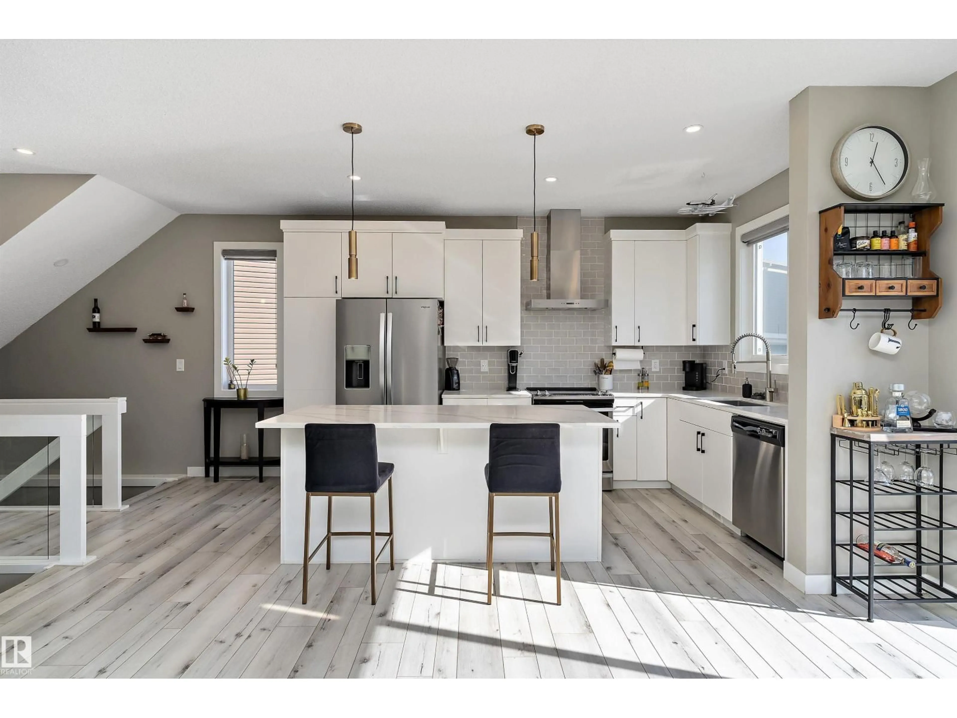 Open concept kitchen, unknown for NW - 1615 202 ST, Edmonton Alberta T6M1K6