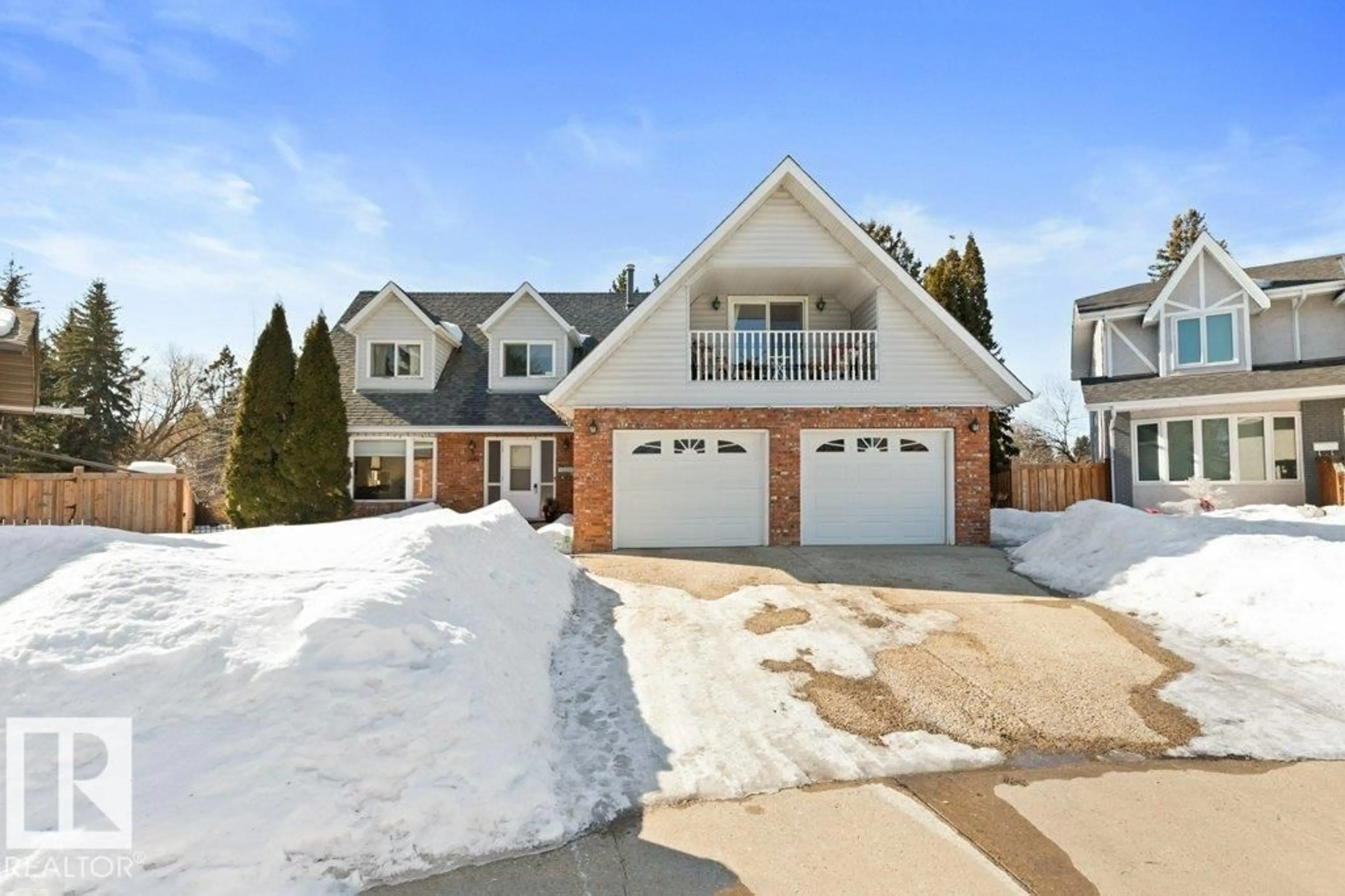 Home with brick exterior material, street for 8 LACHAMBRE PL, St. Albert Alberta T8N4M2