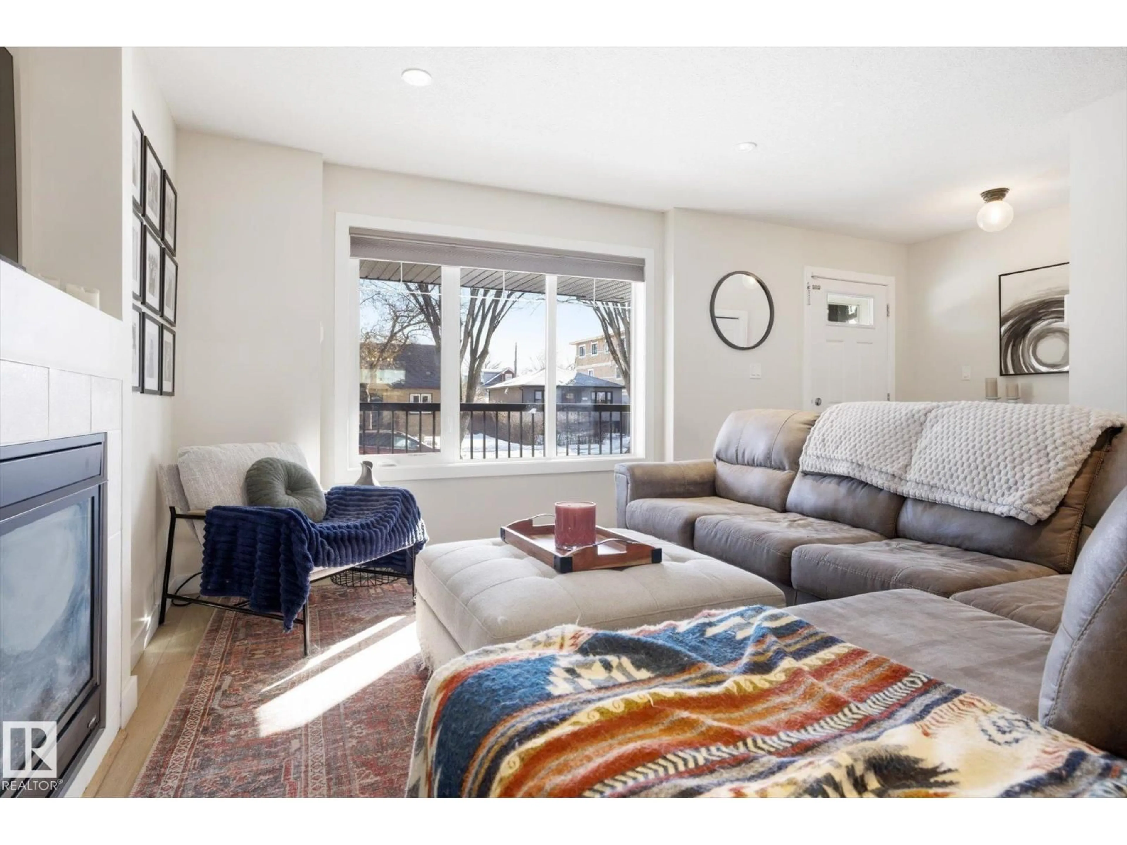 Living room with furniture, unknown for 11612 126 ST, Edmonton Alberta T5M0R8