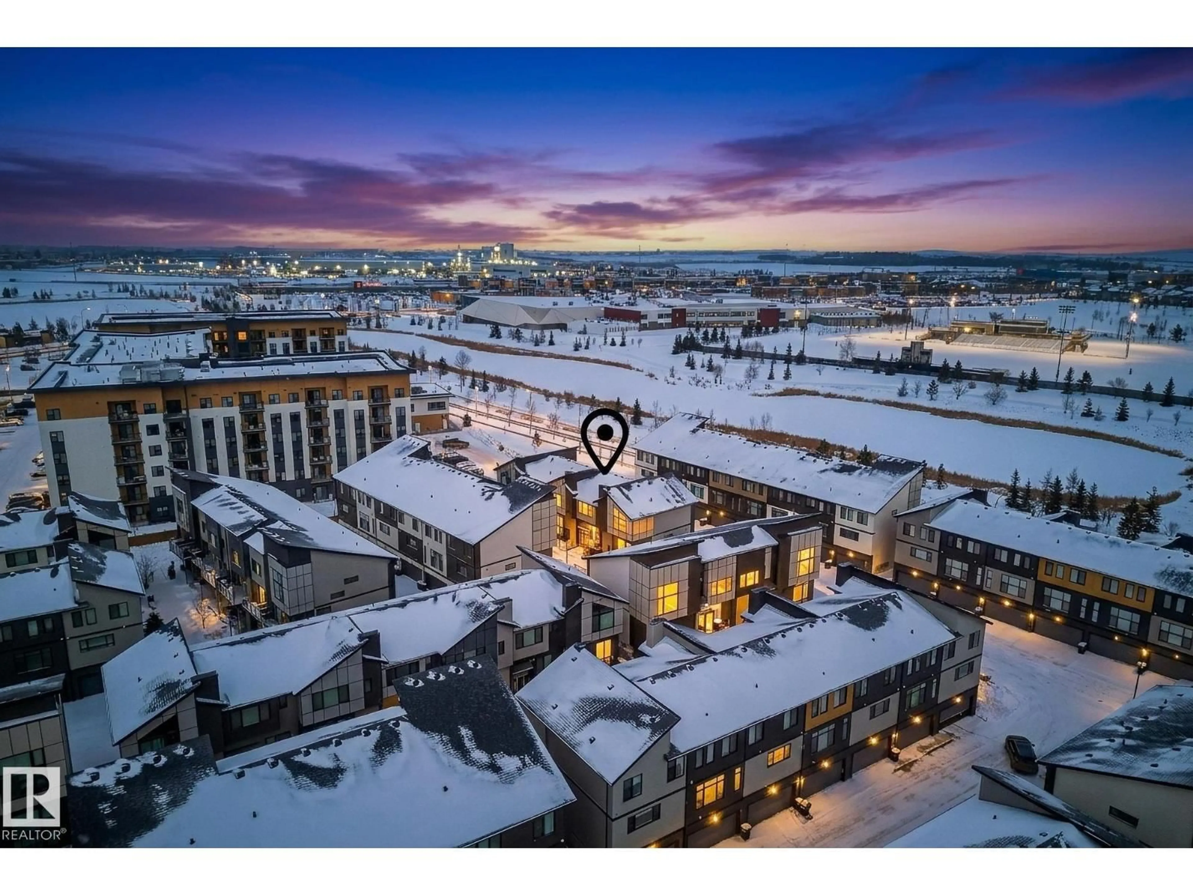 A pic from outside/outdoor area/front of a property/back of a property/a pic from drone, unknown for #104 - 50 EBONY BV, Sherwood Park Alberta T8H2X4