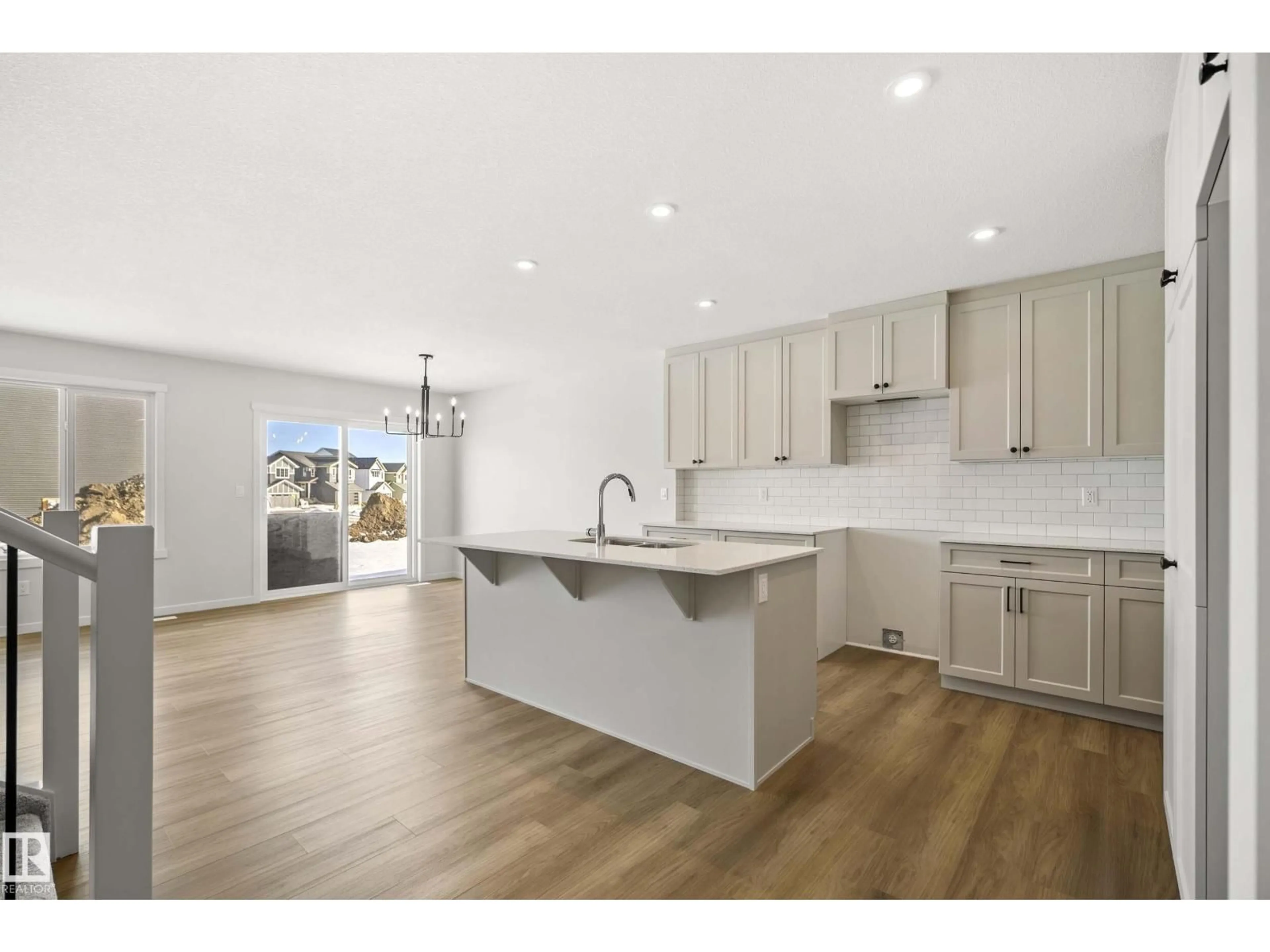 Open concept kitchen, unknown for 344 172 AV, Edmonton Alberta T5Y4K9