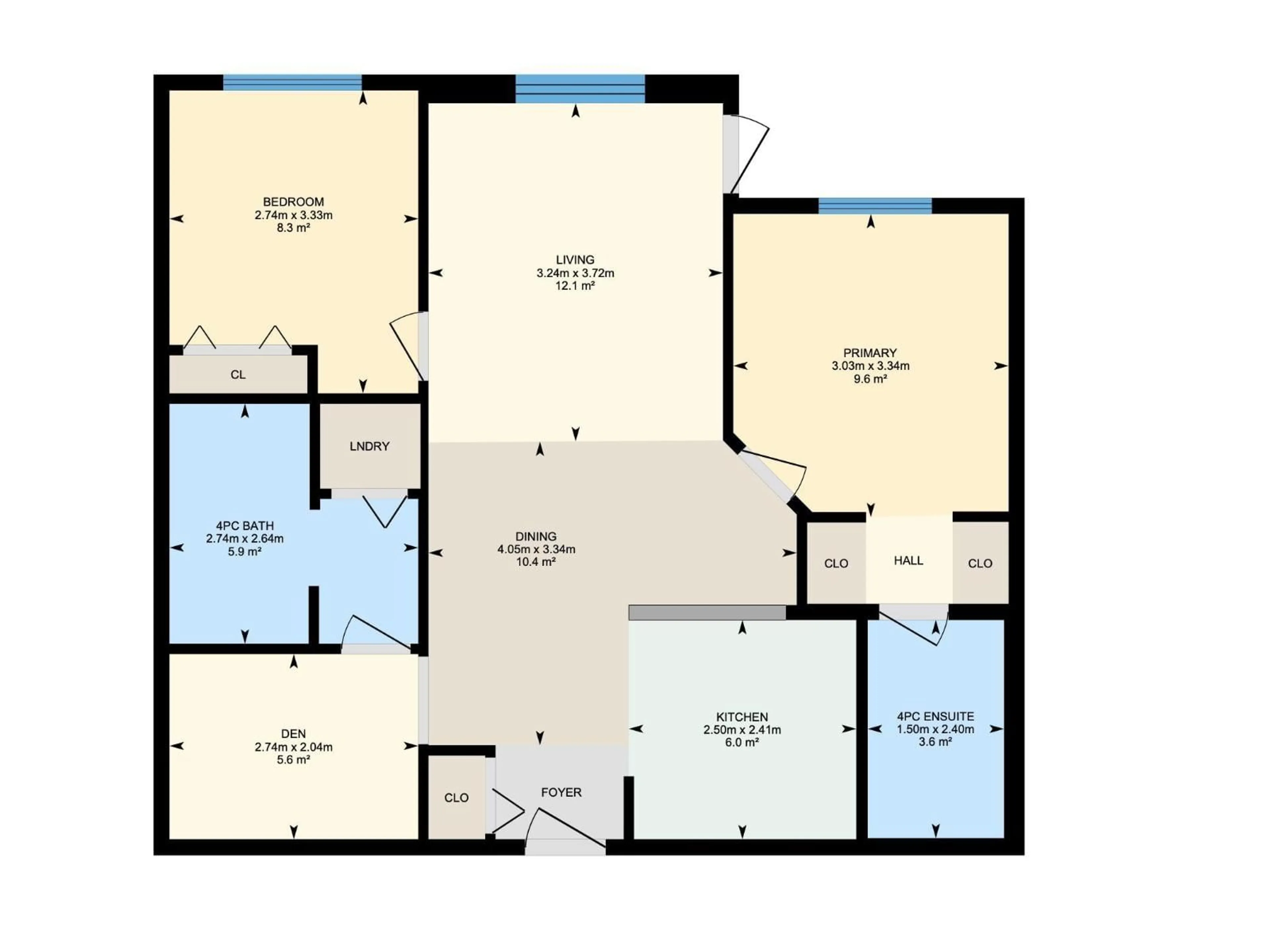 Floor plan for #111 - 5370 CHAPPELLE RD, Edmonton Alberta T6W3L5
