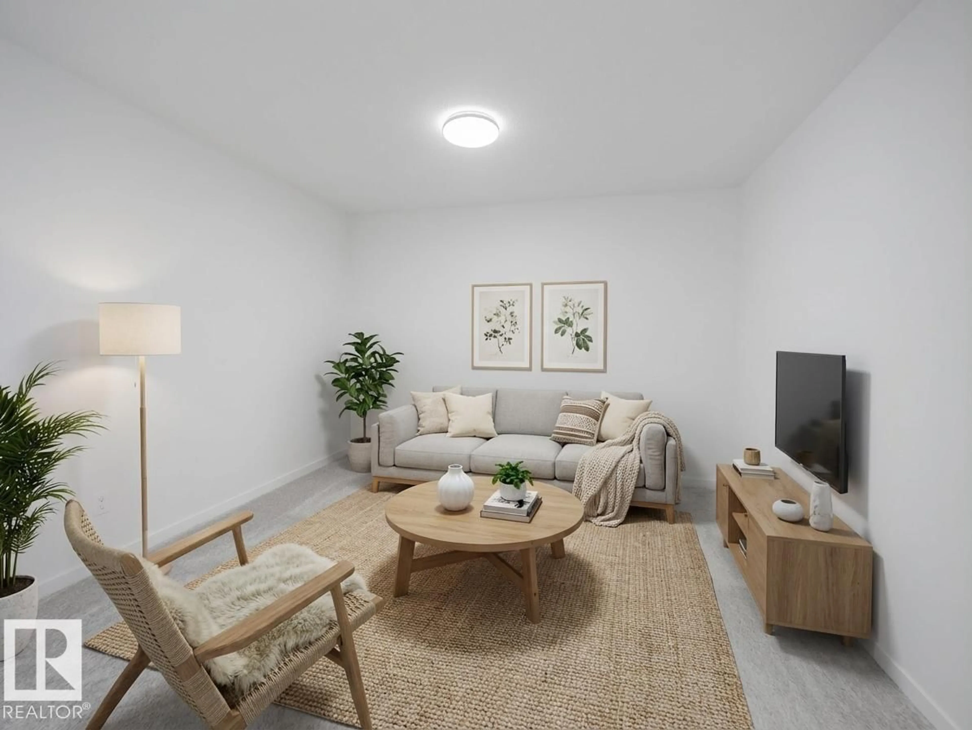 Living room with furniture, unknown for 19418 22A AV, Edmonton Alberta T6M3J2