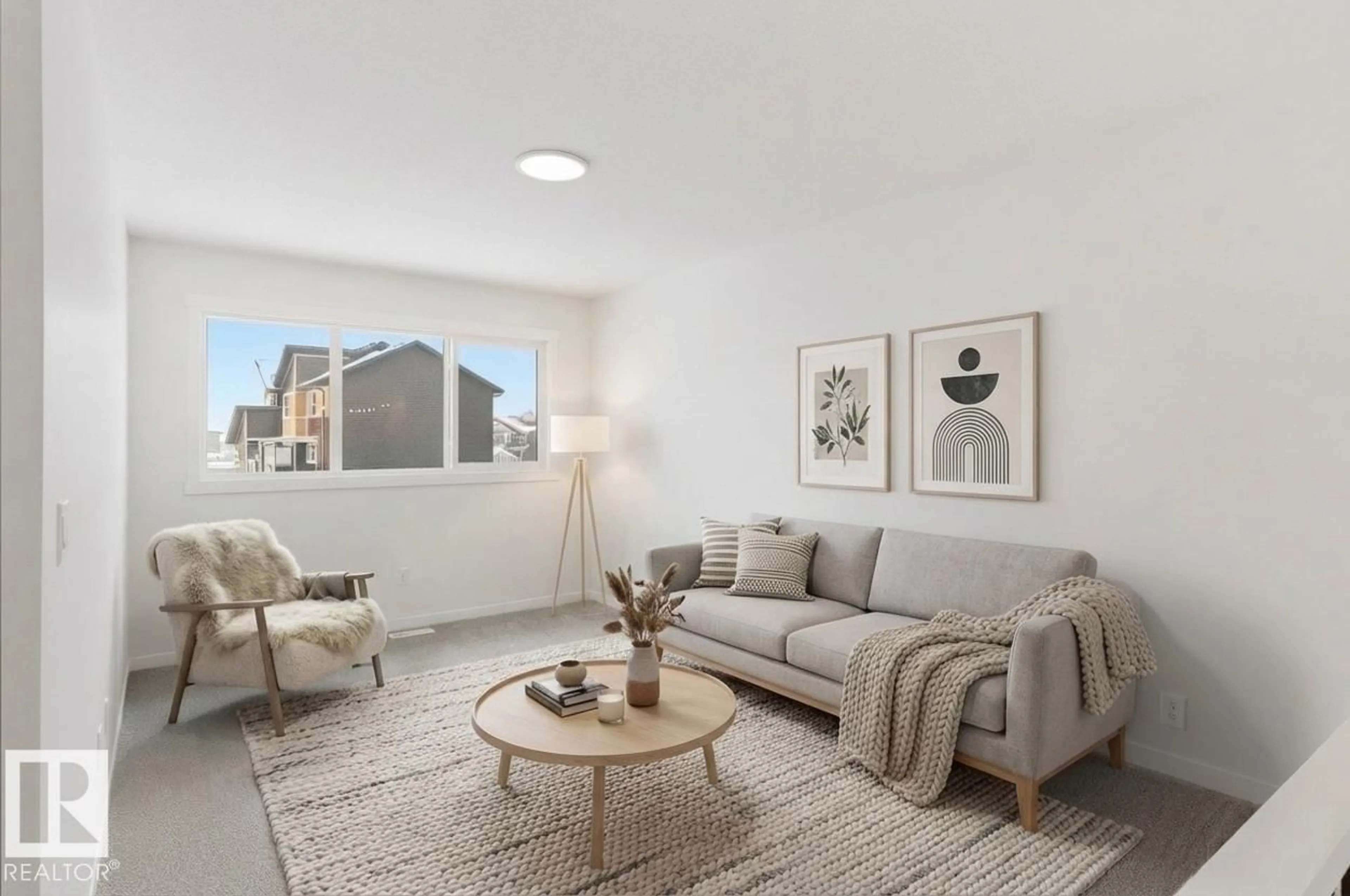 Living room with furniture, unknown for 346 172 AV, Edmonton Alberta T5Y4K9