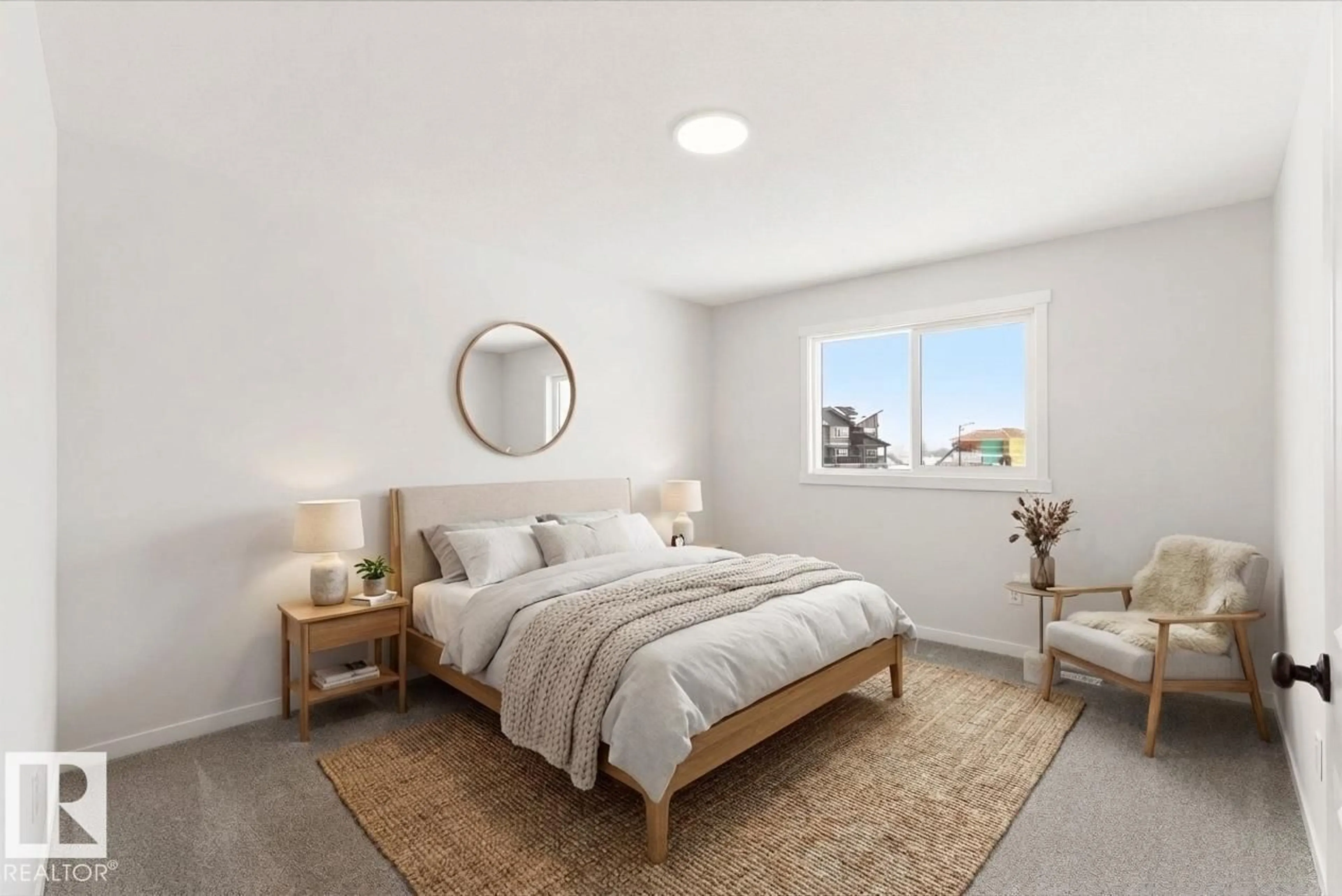 Bedroom with bed, unknown for 346 172 AV, Edmonton Alberta T5Y4K9