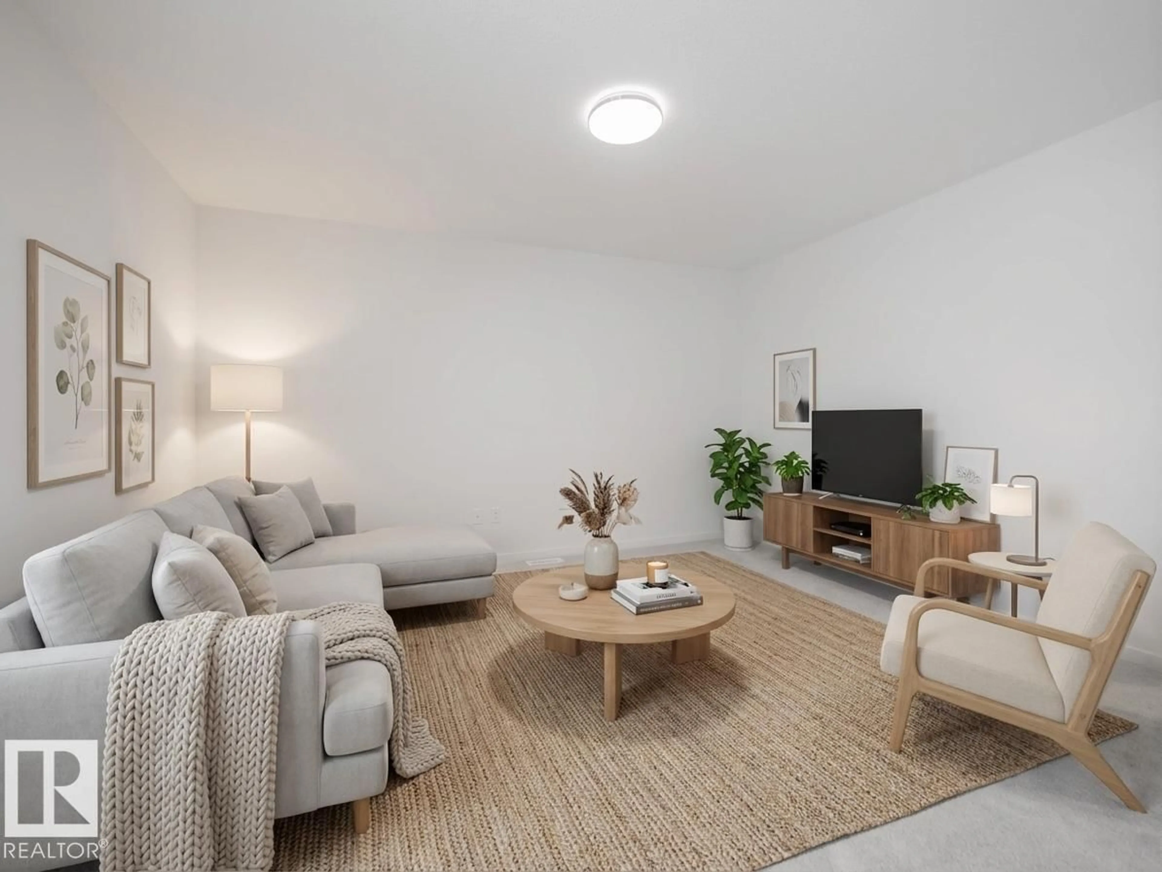 Living room with furniture, unknown for 6957 176A AV, Edmonton Alberta T5Z0X8