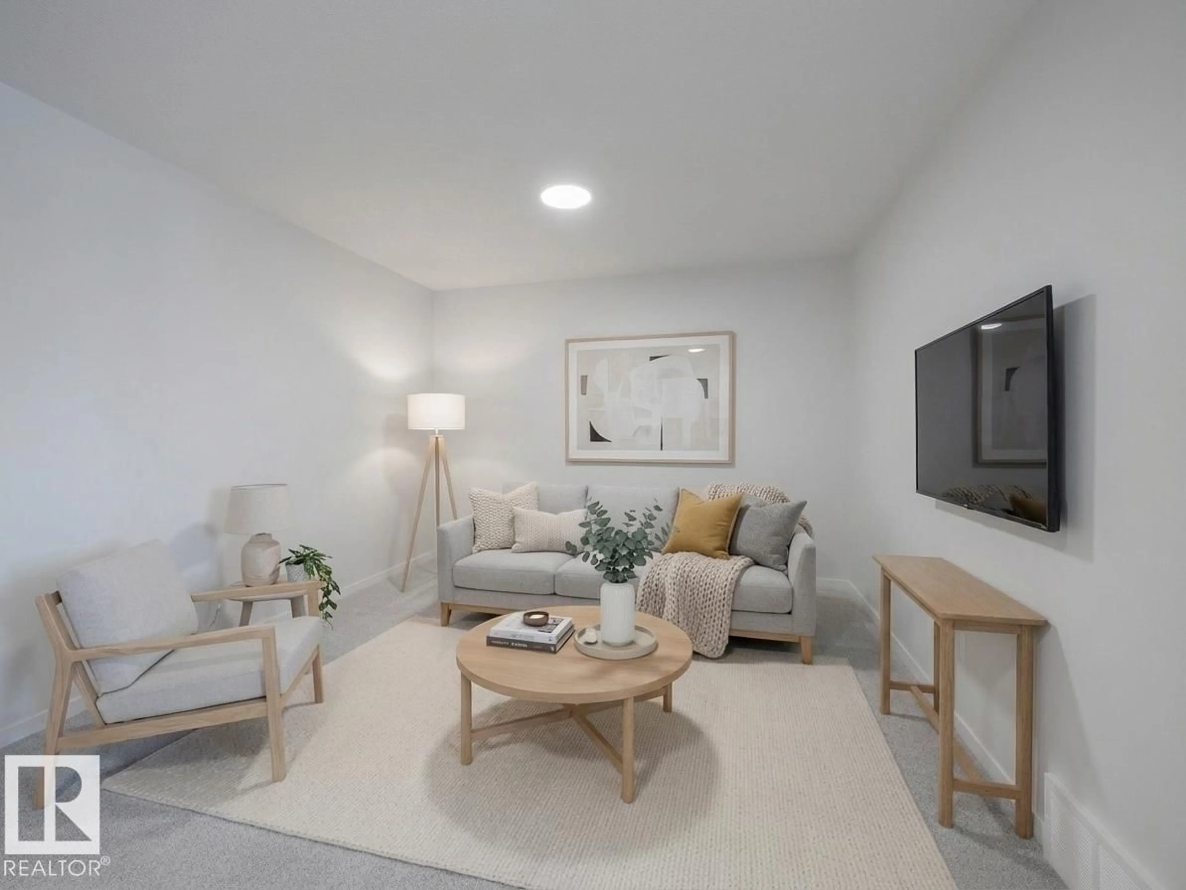 Living room with furniture, unknown for NW - 2524 211 ST, Edmonton Alberta T6M3H1