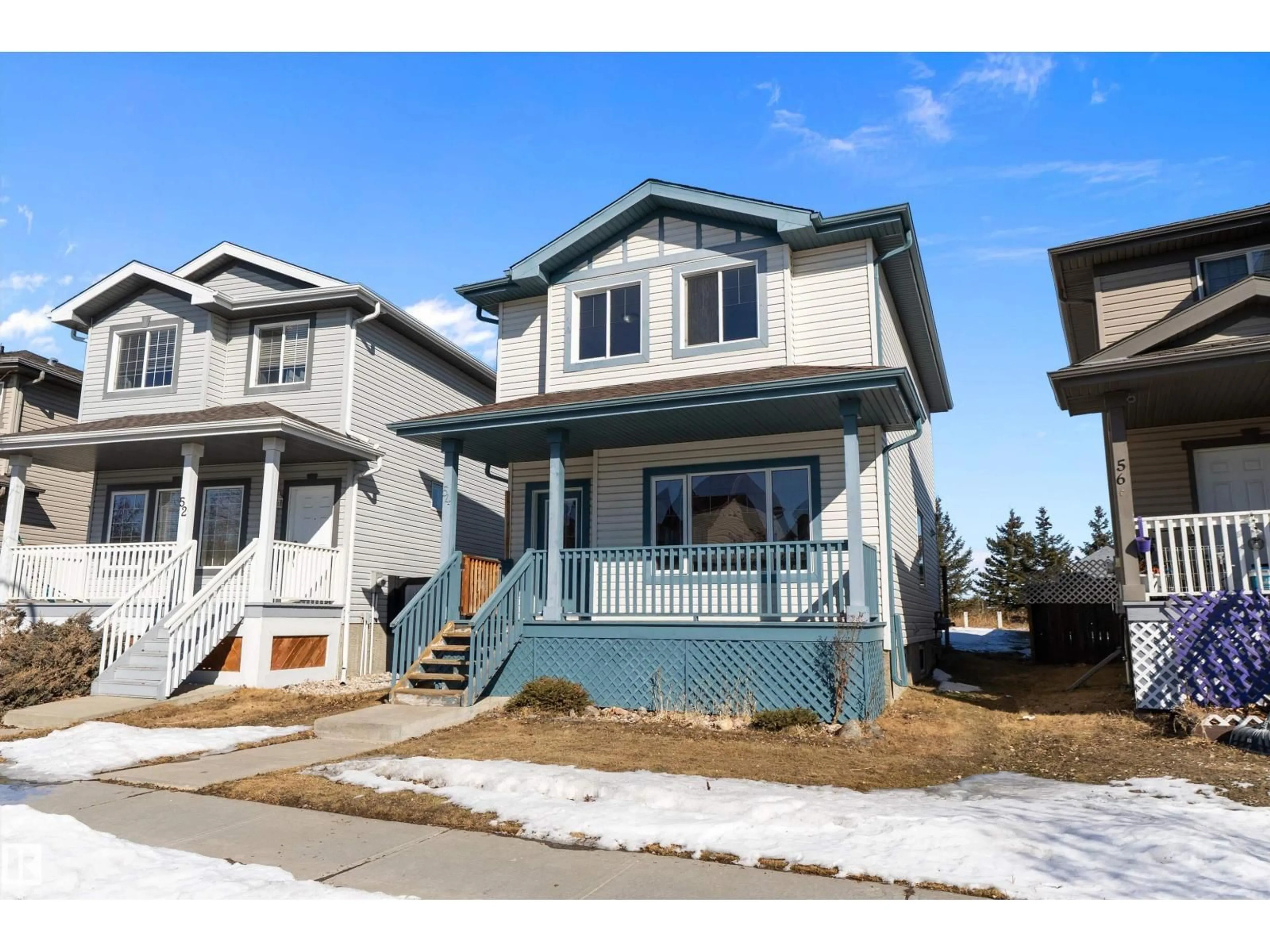 Home with vinyl exterior material, street for 54 BIRCHGLEN CR, Leduc Alberta T9E0H8