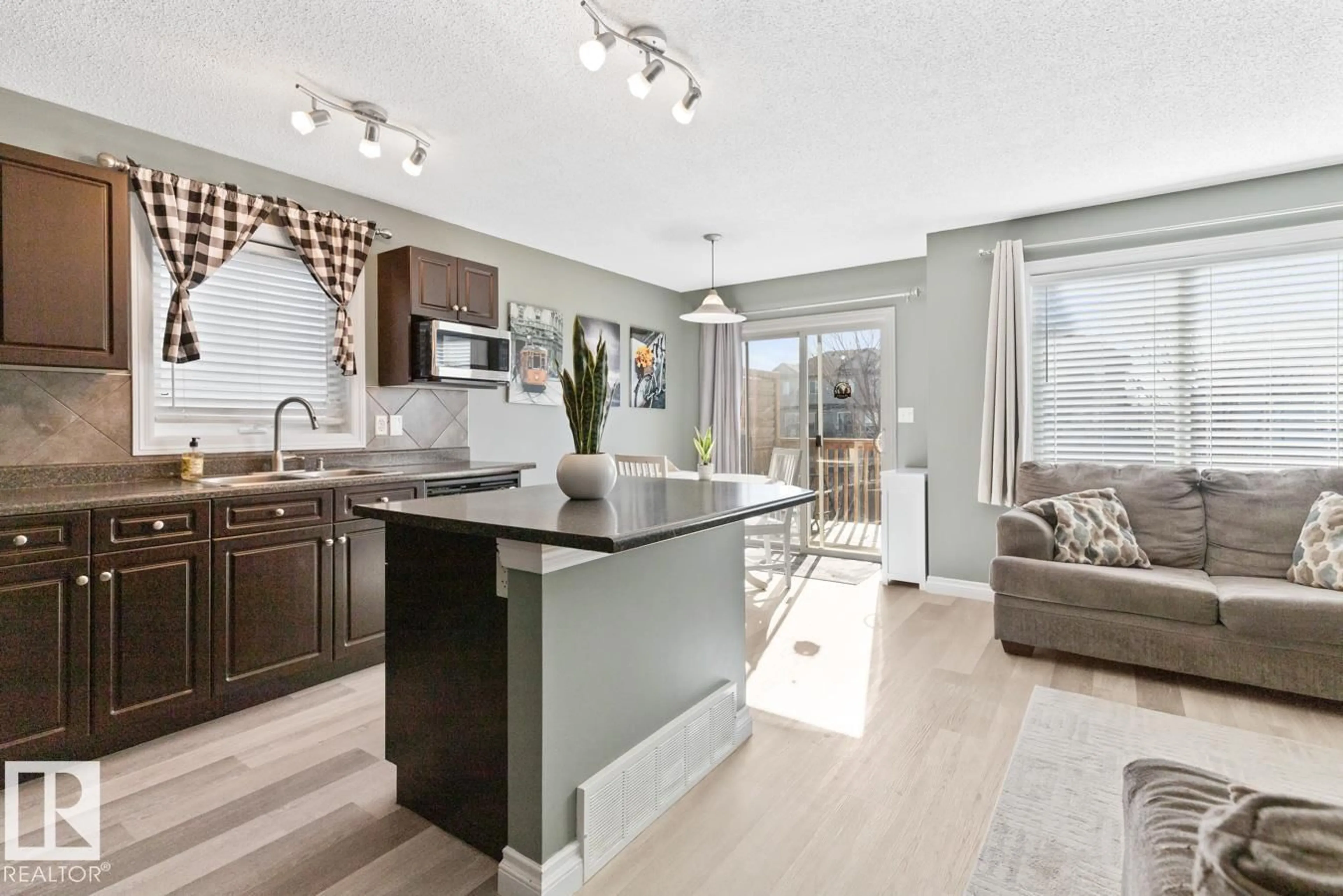 Open concept kitchen, ceramic/tile floor for 97 KEYSTONE CR, Leduc Alberta T9E0M6