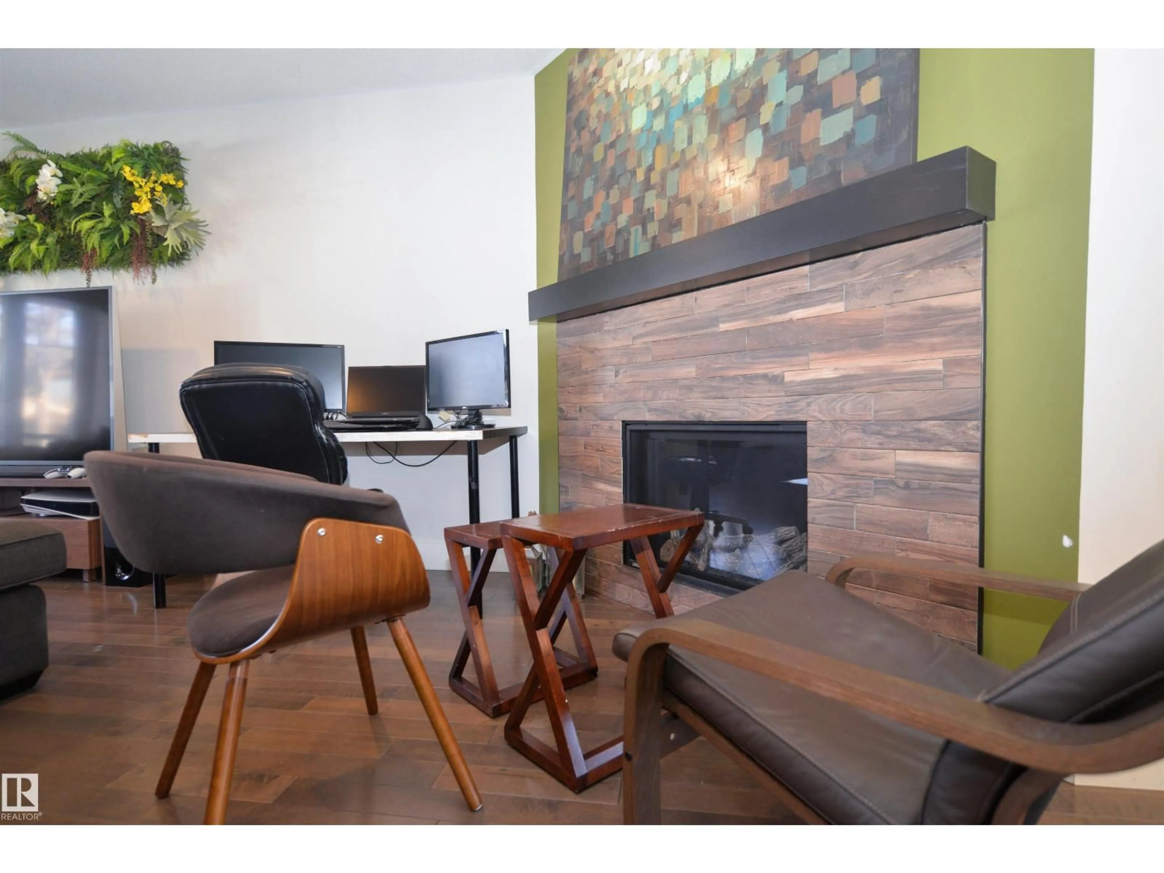 Living room with furniture, unknown for 10433 70 AV, Edmonton Alberta T6H2E7