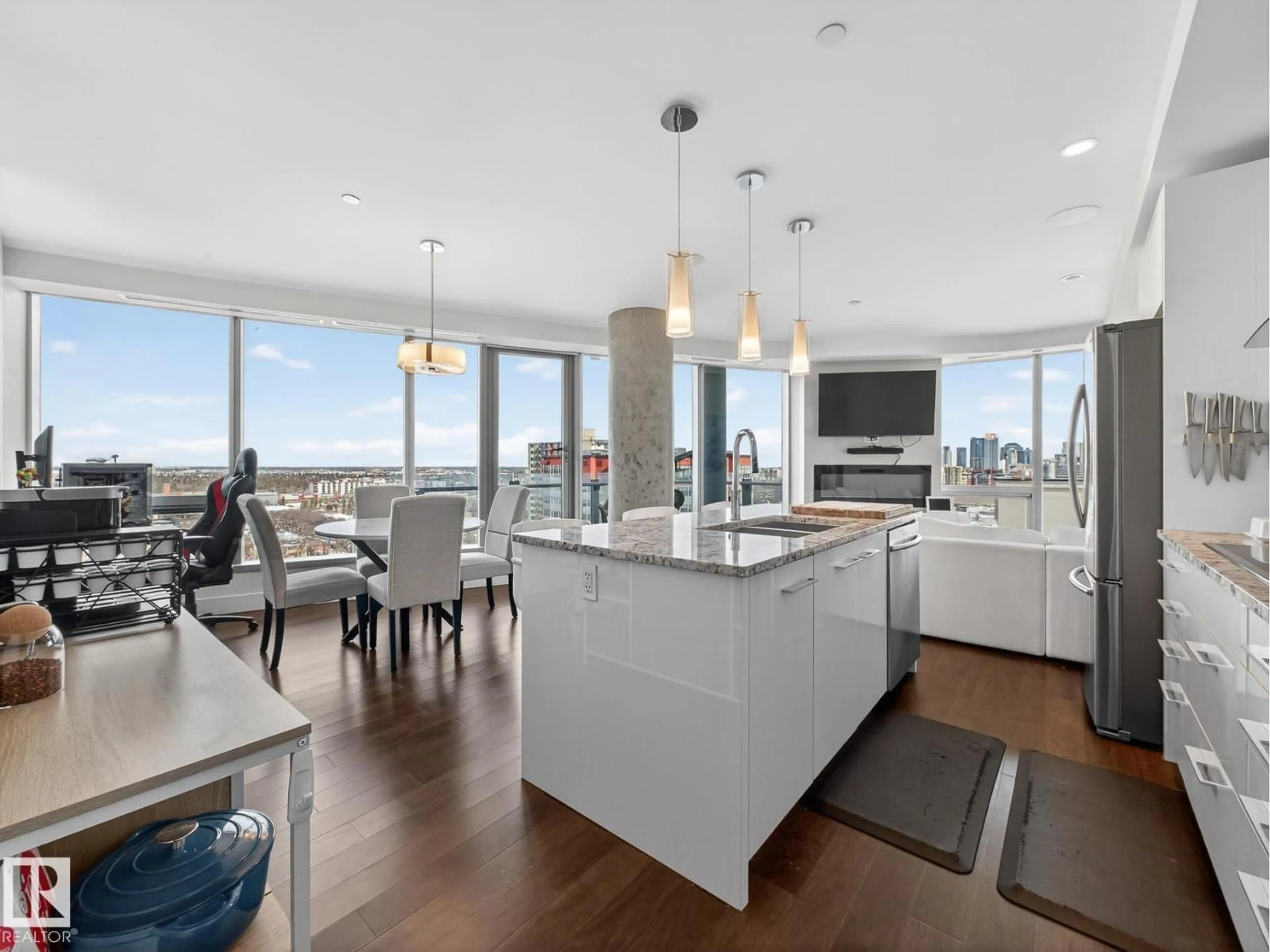 Open concept kitchen, unknown for 1401 - 11969 JASPER AV, Edmonton Alberta T5K0P1