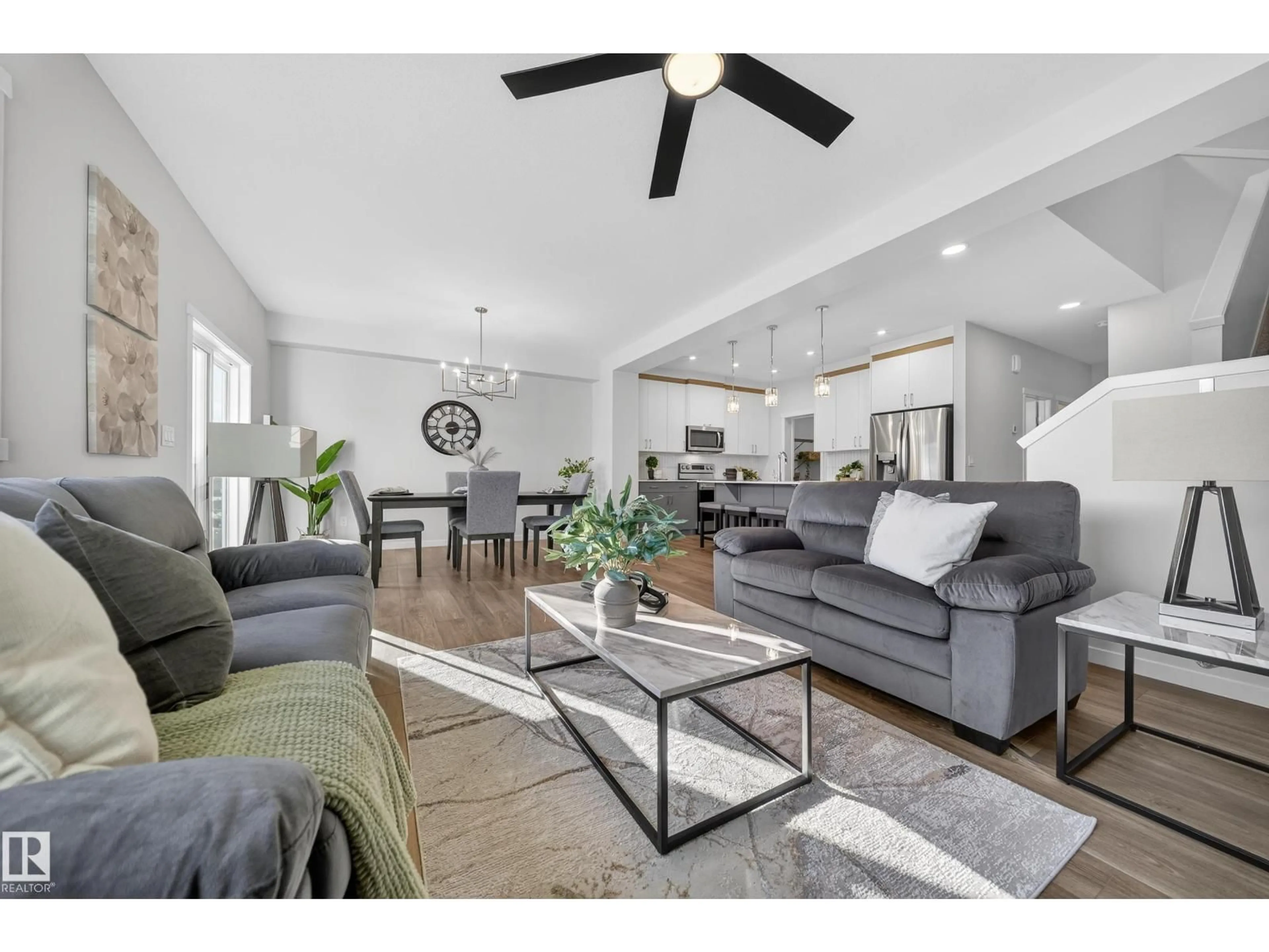 Living room with furniture, unknown for 20723 24 AV, Edmonton Alberta T6M2C4