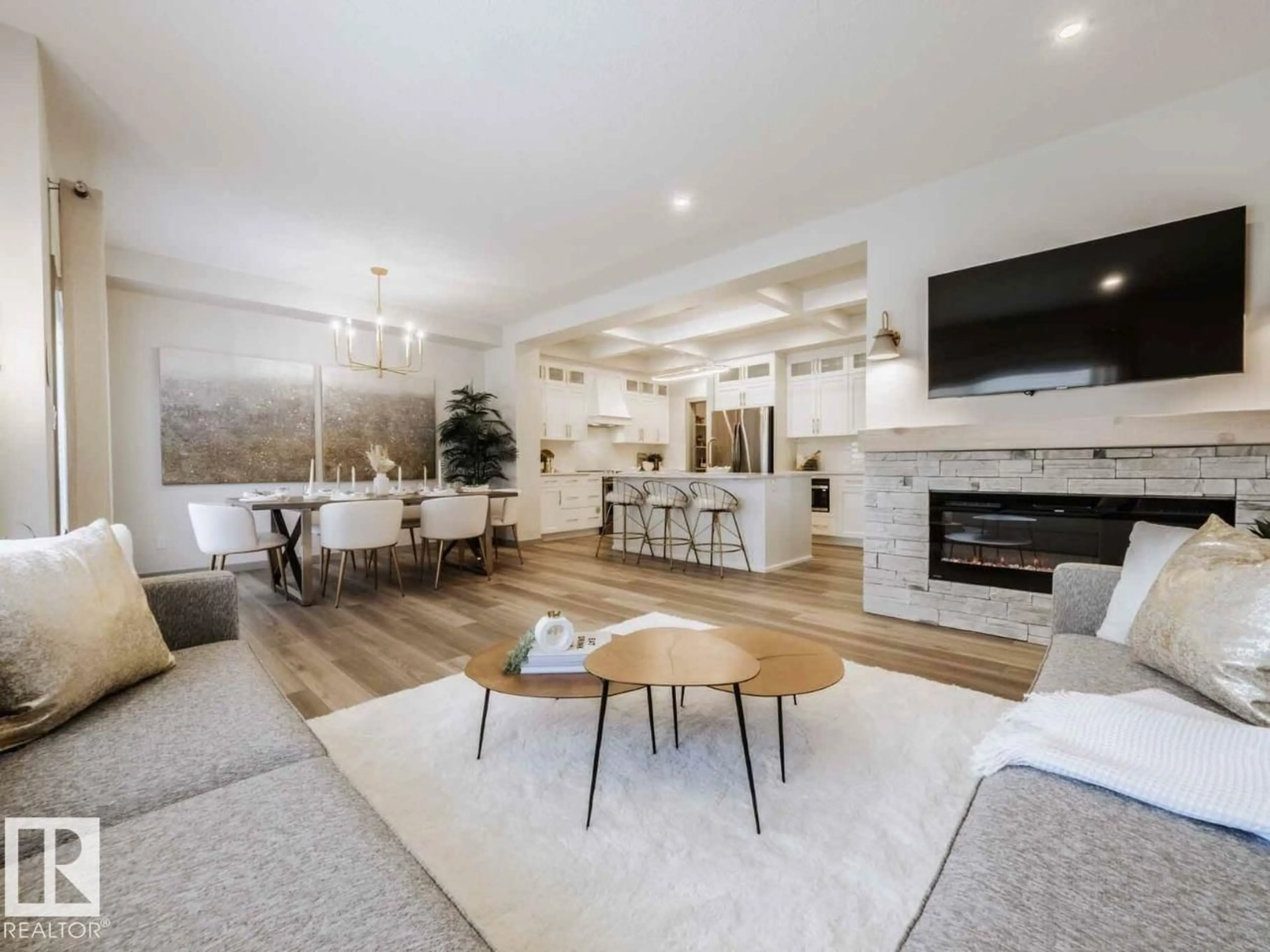 Living room with furniture, unknown for NW - 18004 70 ST, Edmonton Alberta T5Z0T3